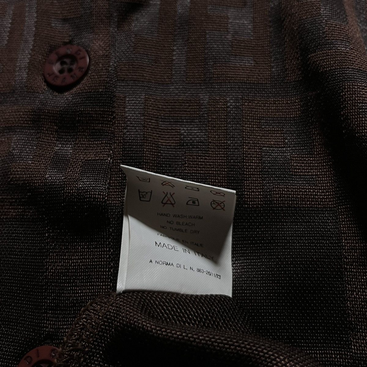 Fendi Vintage Fendi Monogram Button-up Shirt Size US M / EU 48-50 / 2 - 5 Thumbnail