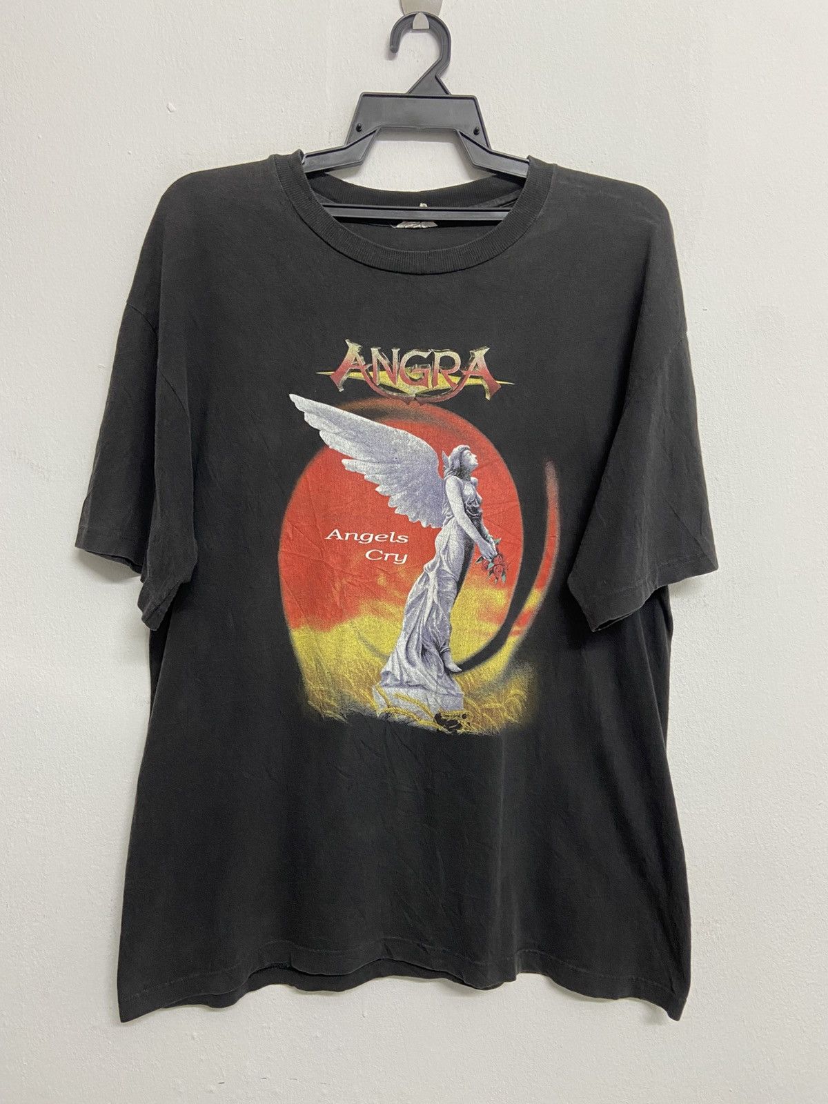Band Tees Vintage 90s Angra Angels Cry Heavy Metal Band Tour Tee Size US L / EU 52-54 / 3 - 1 Thumbnail