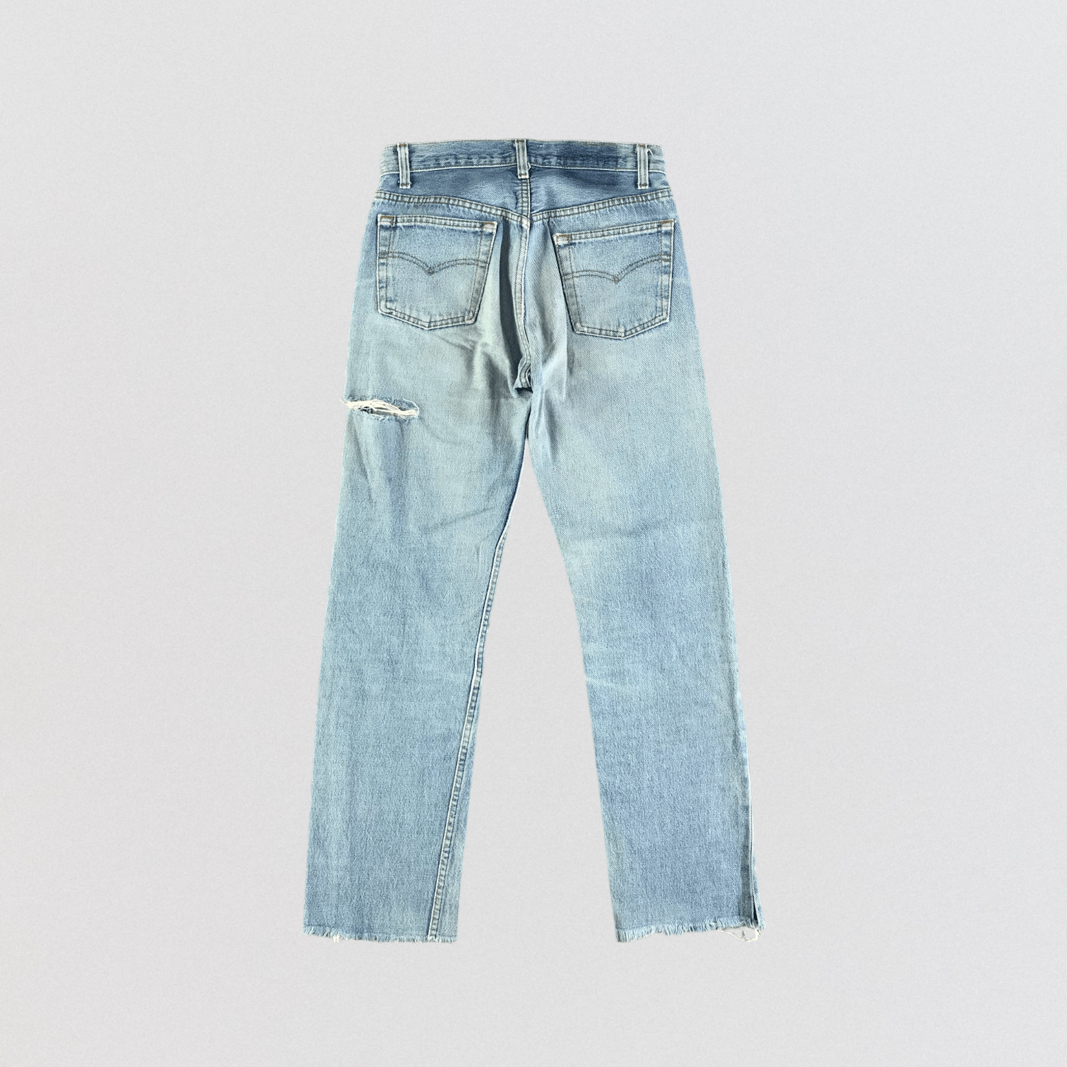 Levi's 90s Vintage Distress Levis 501 Jeans-JM3287 Size US 29 - 2 Thumbnail