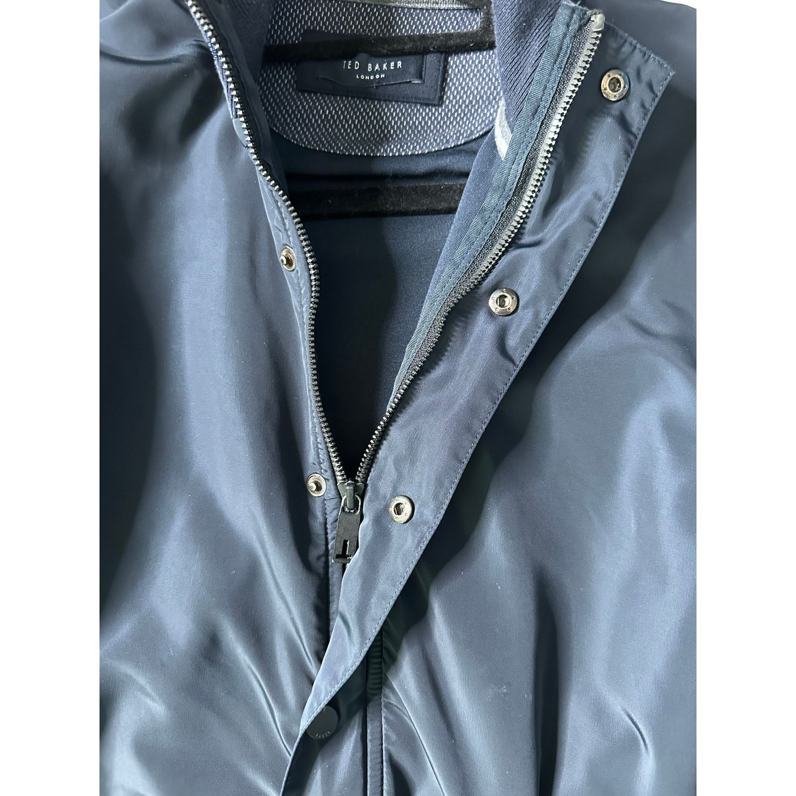 Ted Baker Ted Baker blue hidden zipper jacket size Large Size US L / EU 52-54 / 3 - 5 Thumbnail