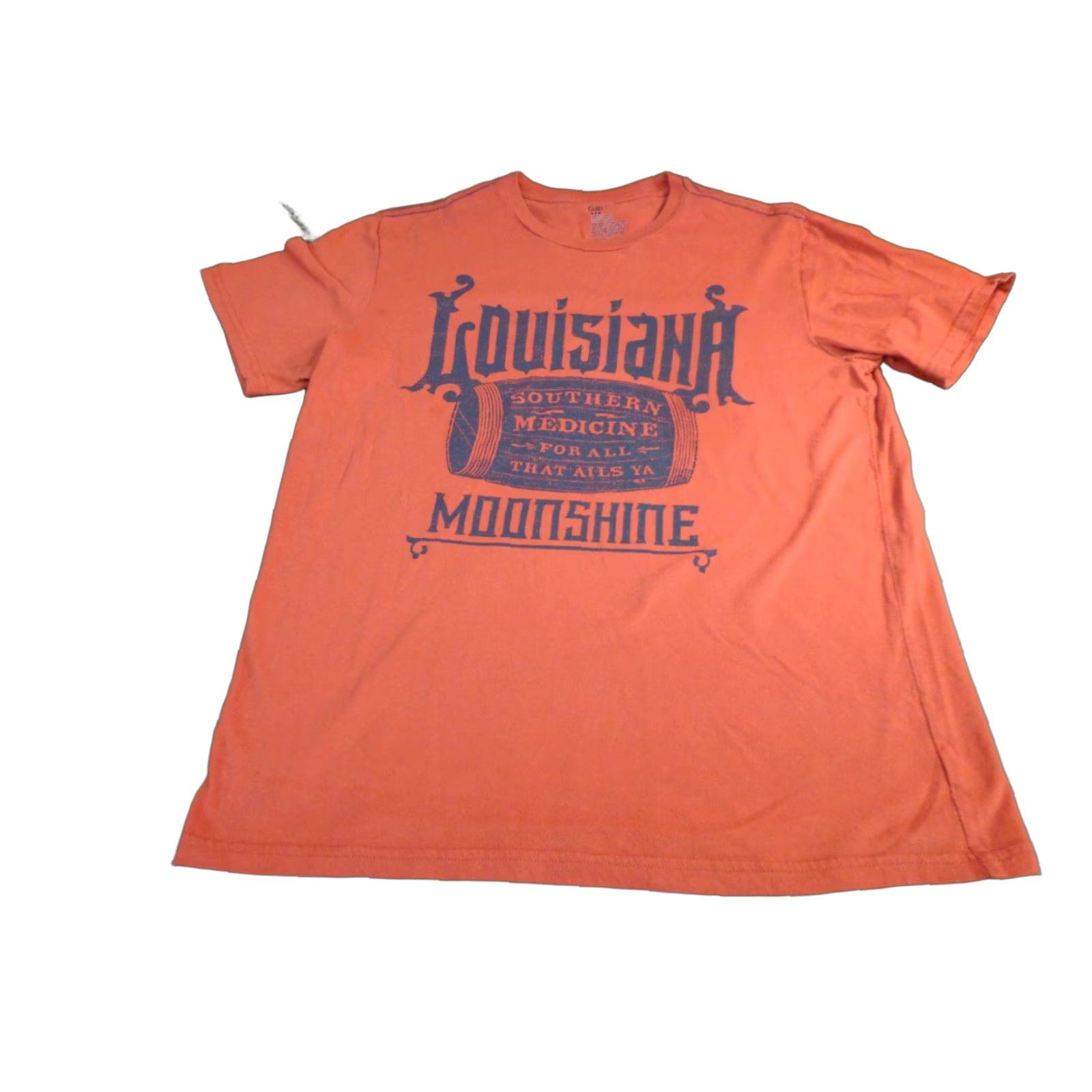 Gap Gap Louisiana Moonshine T-Shirt XS Red Graphic Tee Men Short Sleeve 100% Cotton Shirt Size US XS / EU 42 / 0 - 1 Thumbnail