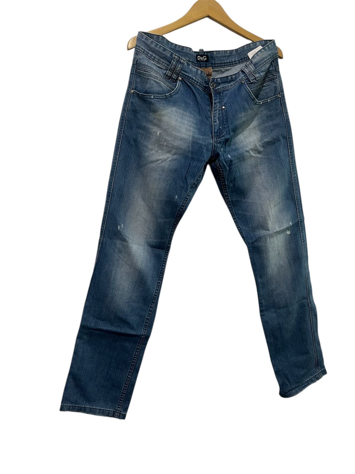 Dolce & Gabbana Japanese D&G Distrassed Denim Size US 34 / EU 50 - 2 Thumbnail