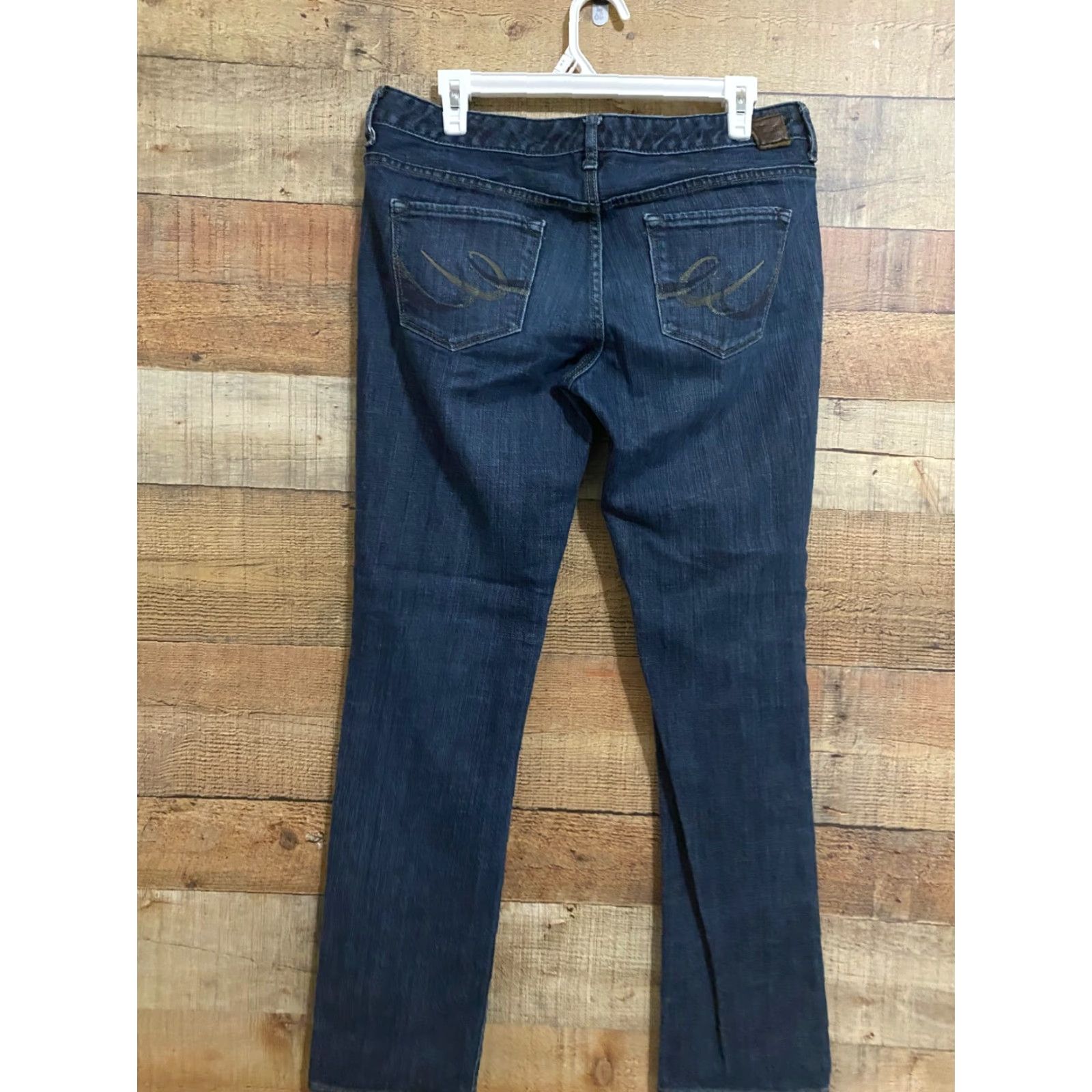 Express Womens Express Jeans x2 Skinny Dark Wash Sz 10R Size 32" / US 10 / IT 46 - 3 Thumbnail