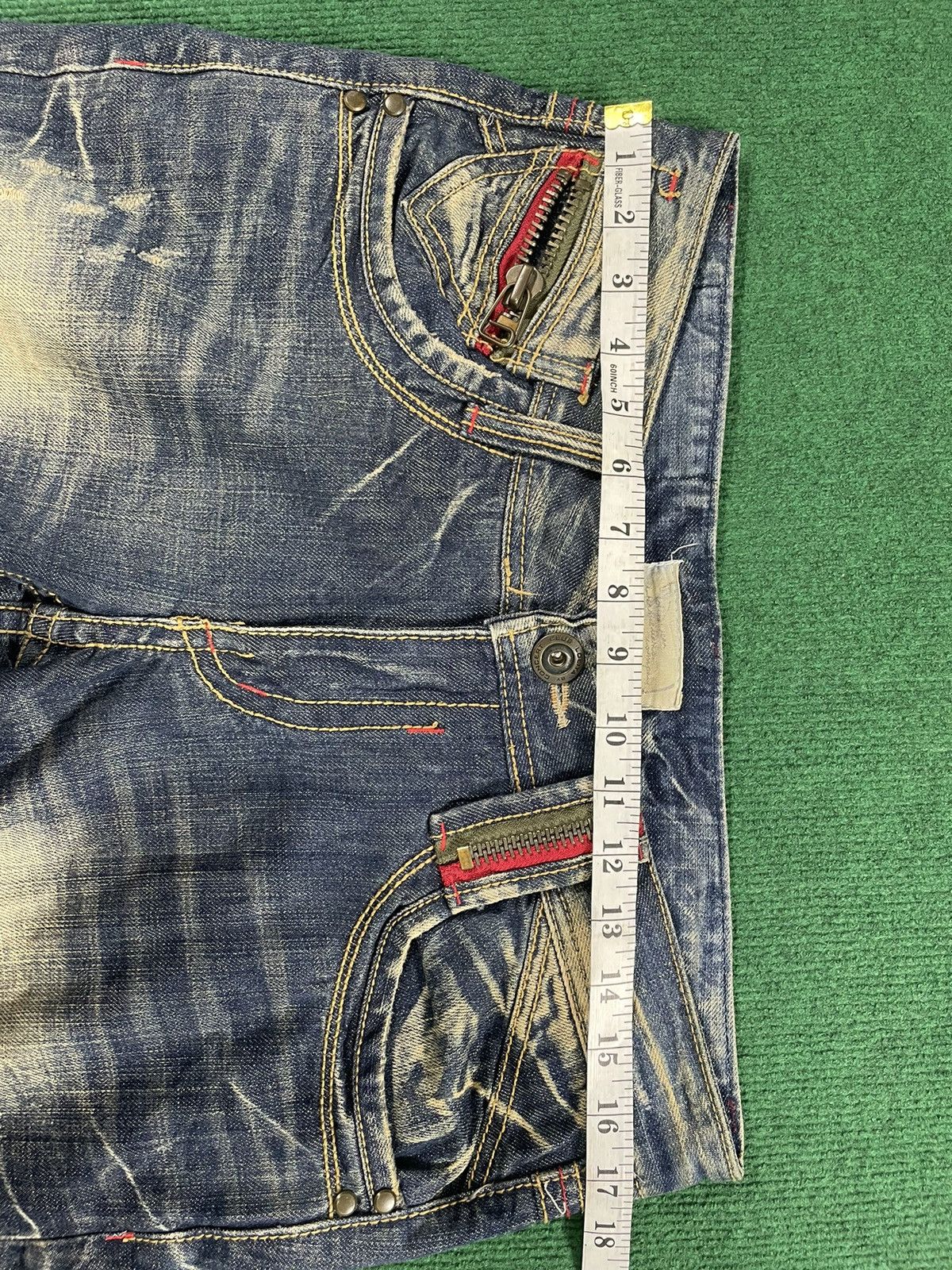 Japanese Brand Japanese Lolita Distressed Flair Cut Jeans Size US 34 / EU 50 - 10 Thumbnail