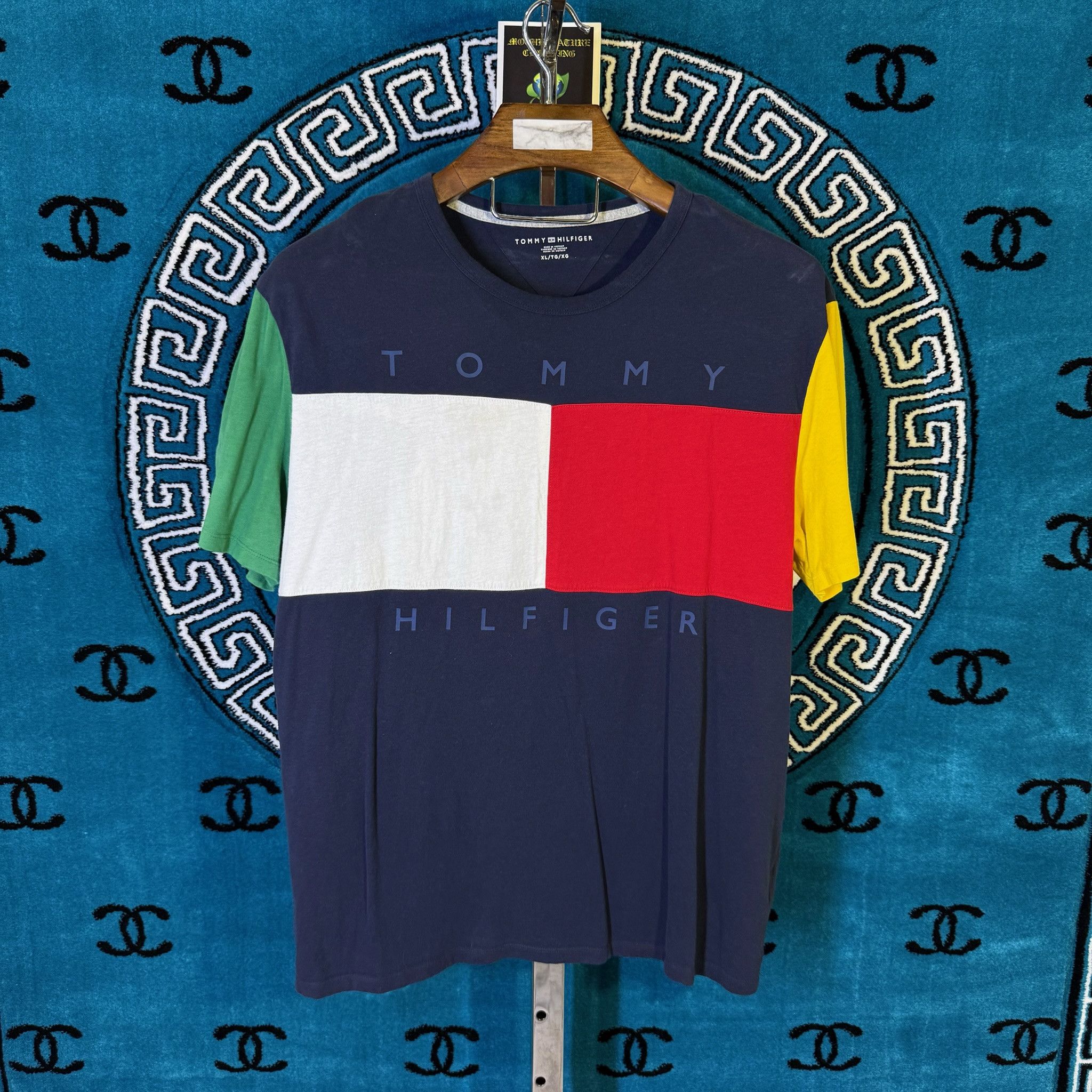 Tommy Hilfiger THE TOMMY HILFIGER SCRIPT LOGO ORNAMENTAL FLAG S/S T SHIRT Size US XL / EU 56 / 4 - 1 Preview
