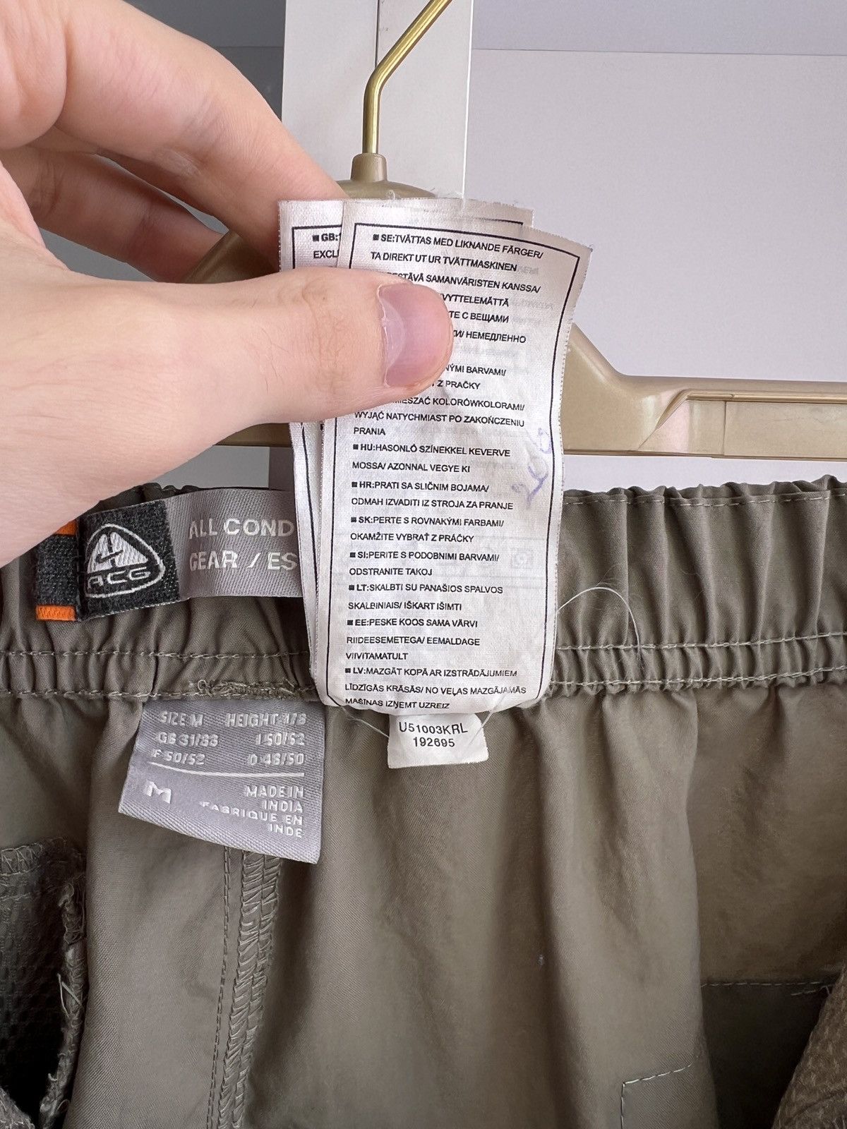 Nike × Nike ACG × Vintage Vintage Nike Acg LandRover Shorts Size US 31 - 11 Thumbnail