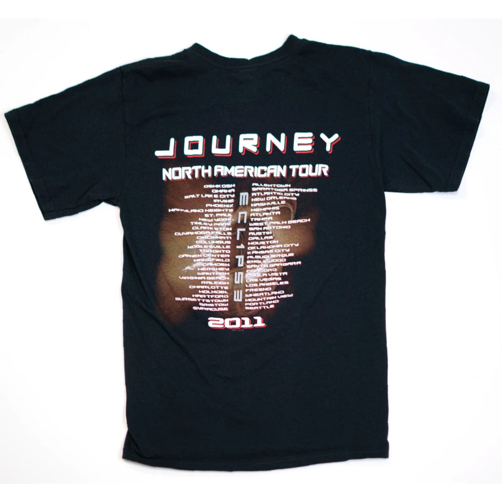 Anvil VINTAGE JOURNEY City of Hope Eclipse ECL1PS3 2011 T-Shirt Men Size S Shirt Short Sleeve Black 100% Cotton Anvil Logo Musi c Rock USA Band Eclipse Mens Size US S / EU 44-46 / 1 - 2 Thumbnail