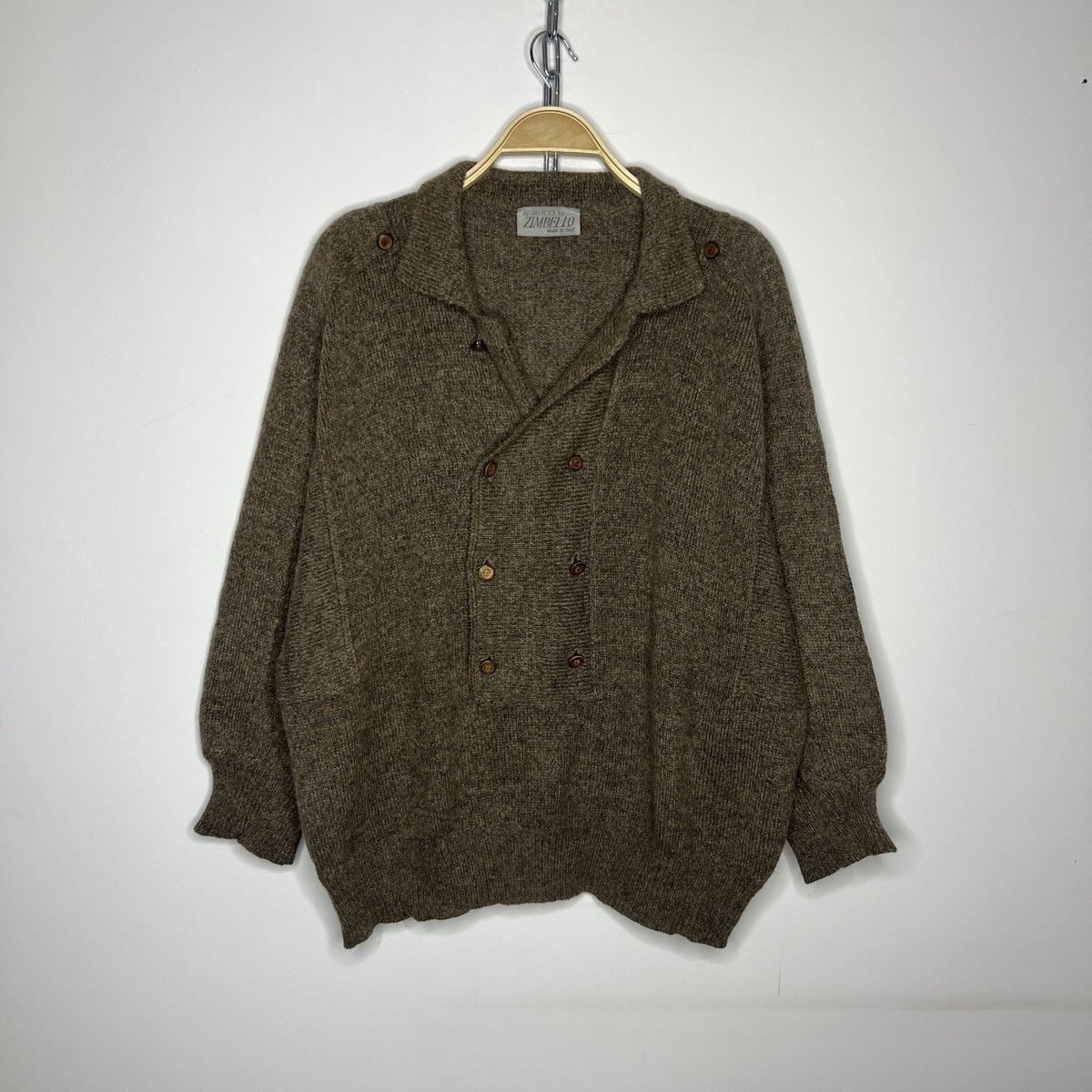 Vintage Y2K Vintage Knitted Sweater Jumper Avant Garde Opium Jacket Size US L / EU 52-54 / 3 - 6 Thumbnail