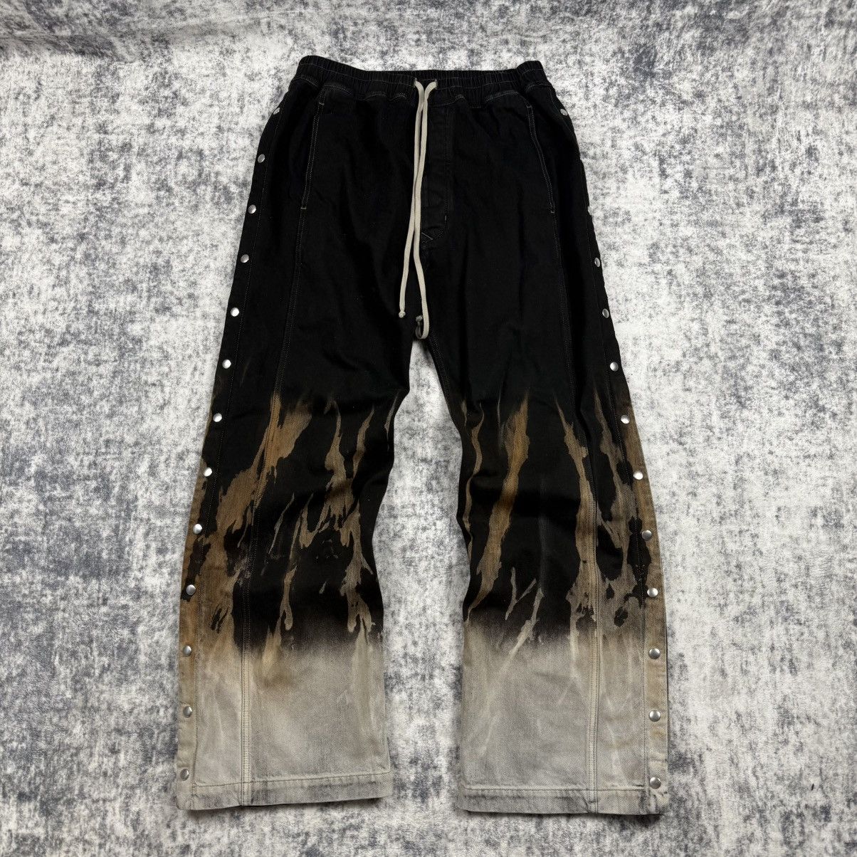Rick Owens Rick Owens Black/Terra Pusher Pants Size US 34 / EU 50 - 1 Thumbnail