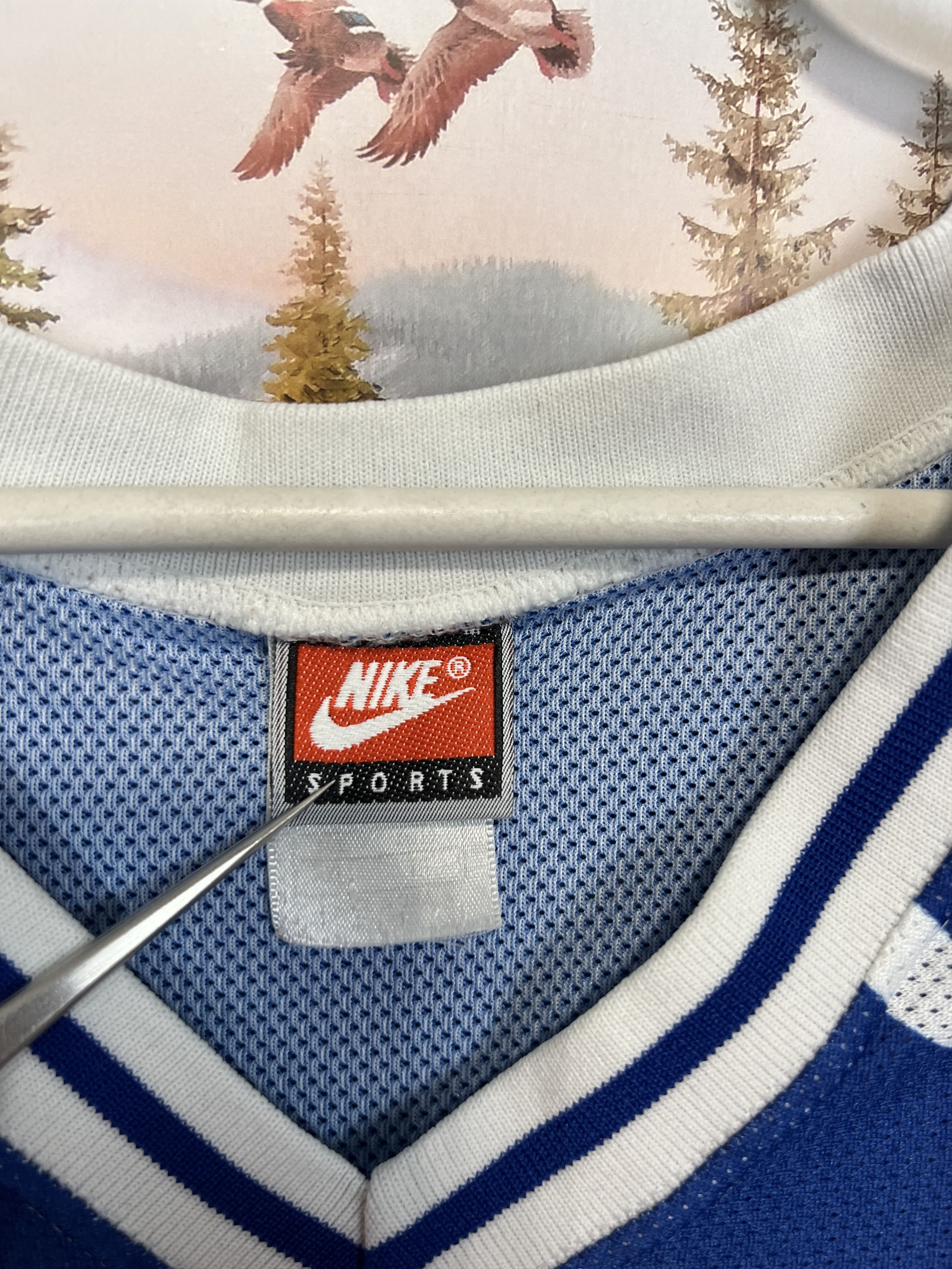 Nike Vintage 90's Duke Blue Devils Basketball Jersey NCAA Shirt Size US L / EU 52-54 / 3 - 7 Thumbnail