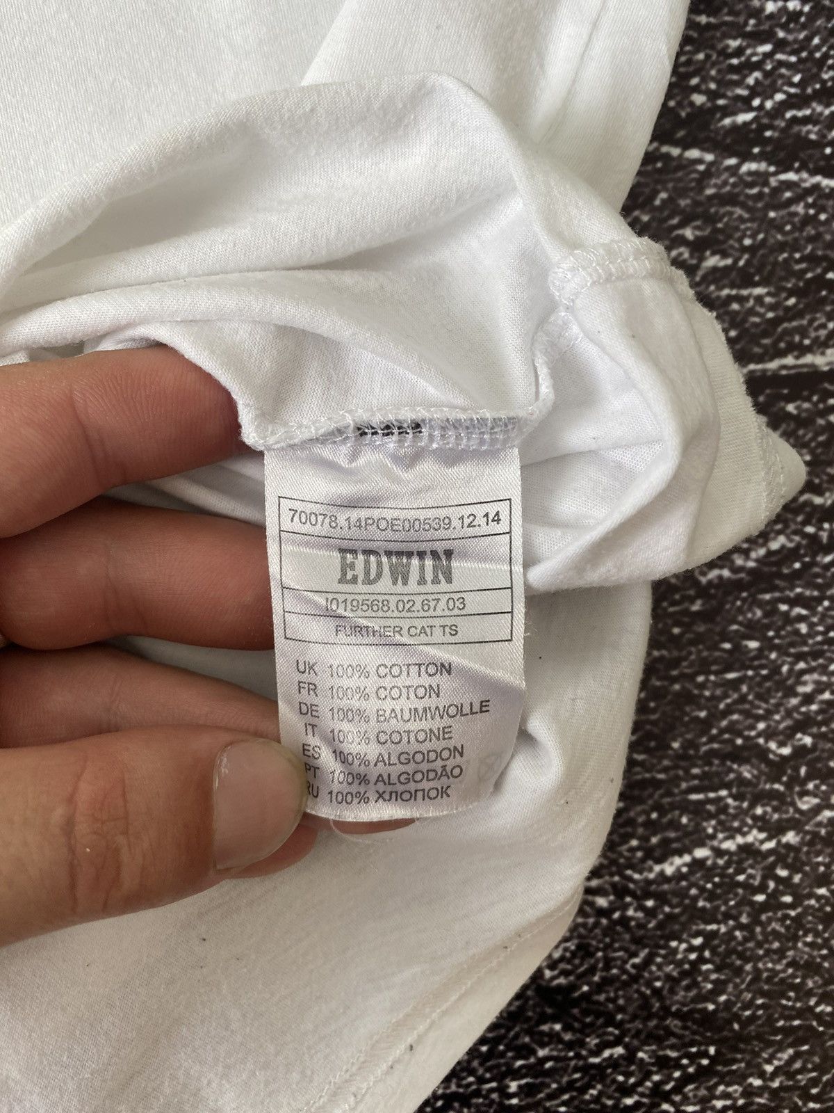 Edwin Edwin Further Cat TS White T-Shirt Size M Size US M / EU 48-50 / 2 - 6 Thumbnail