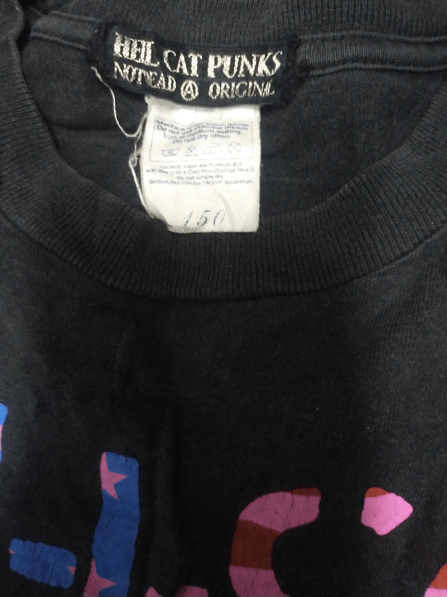 Japanese Brand × Seditionaries × Vintage vintage hell cat punks tshirt ( punks not dead ) Size US S / EU 44-46 / 1 - 3 Thumbnail