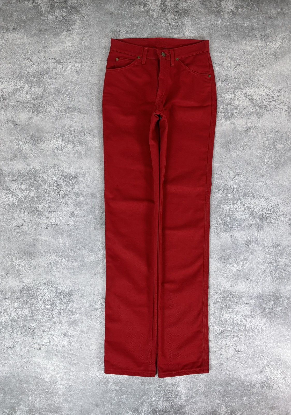 Lee Vintage 1980s Lee Riders 1952 Red Denim Jeans Straight Leg Size US 29 - 1 Thumbnail