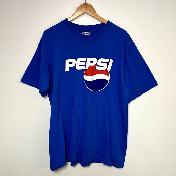 Vintage Vintage Pepsi Shirt 2000s Cola T-Shirt Coca-Cola Y2K Blue | Grailed