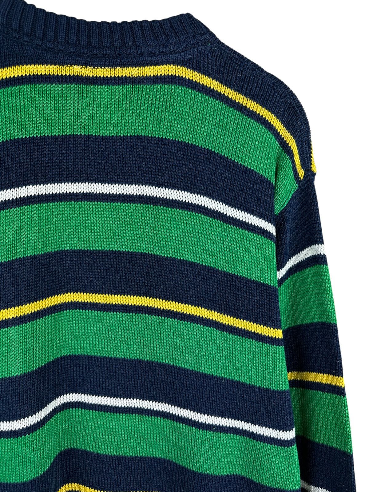 Paul & Shark × Vintage Vintage Paul & Shark Yachting Striped Knit Sweater Size US XXL / EU 58 / 5 - 13 Thumbnail