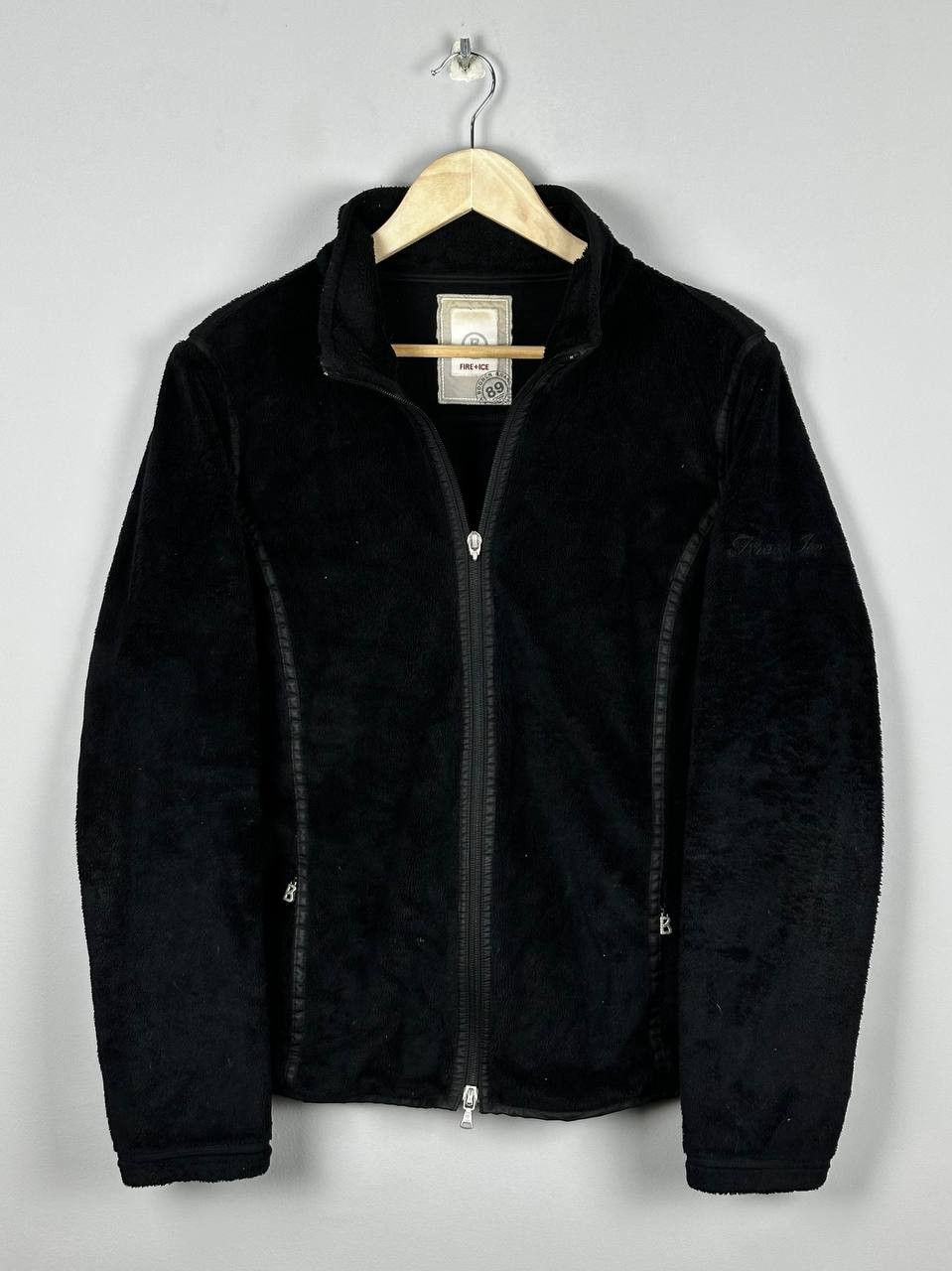 Bogner Bogner Fire And Ice Teddy Fleece Black Full Zip Sweater Size US M / EU 48-50 / 2 - 1 Thumbnail