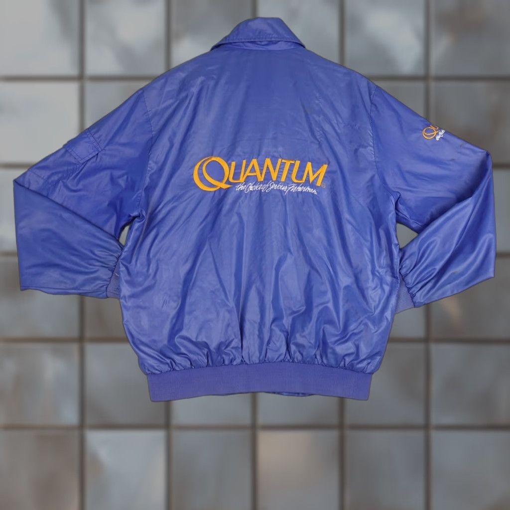 Vintage VINTAGE Harris Nylon Bomber Jacket Mens L Blue Embroidered Logo 90s Size US L / EU 52-54 / 3 - 1 Thumbnail