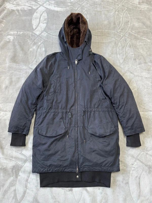 Acne Studios Acne Studios Powder Paw 13 Down Parka Coat Jacket Navy 38 M Size M / US 6-8 / IT 42-44 - 1 Thumbnail
