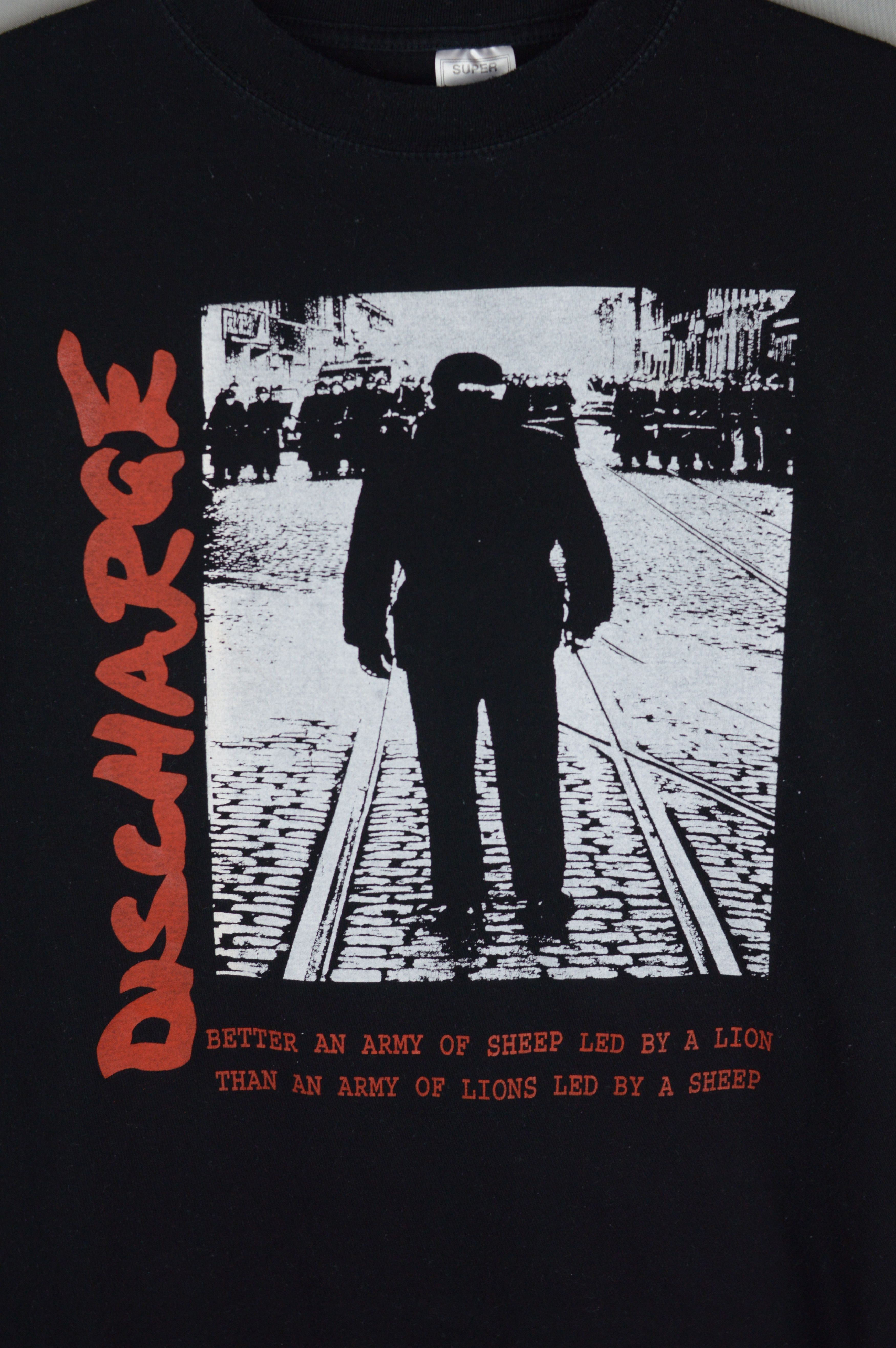 Band Tees × Vintage Vintage Discharge 90s t shirt Size US L / EU 52-54 / 3 - 3 Thumbnail