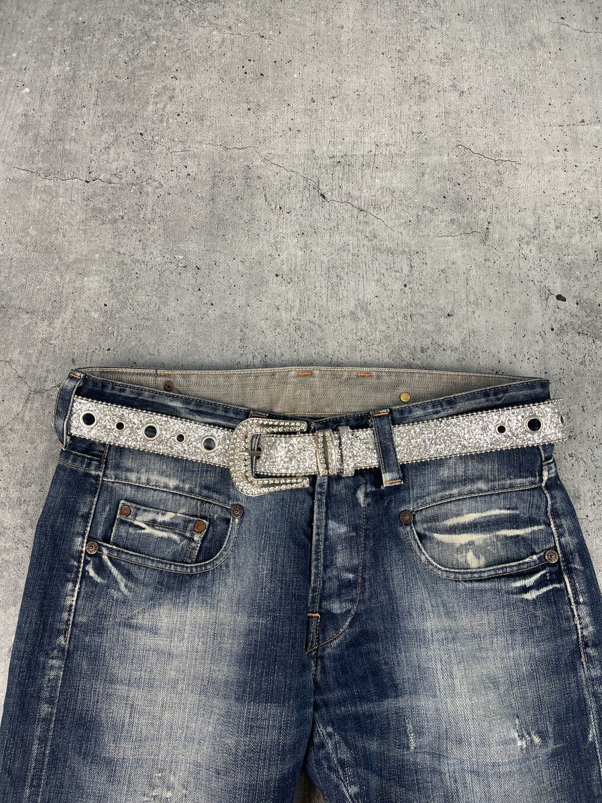 Japanese Brand B. B. Simon Style Vintage 90s Japanese opium Rock Y2K belt Size ONE SIZE - 2 Thumbnail