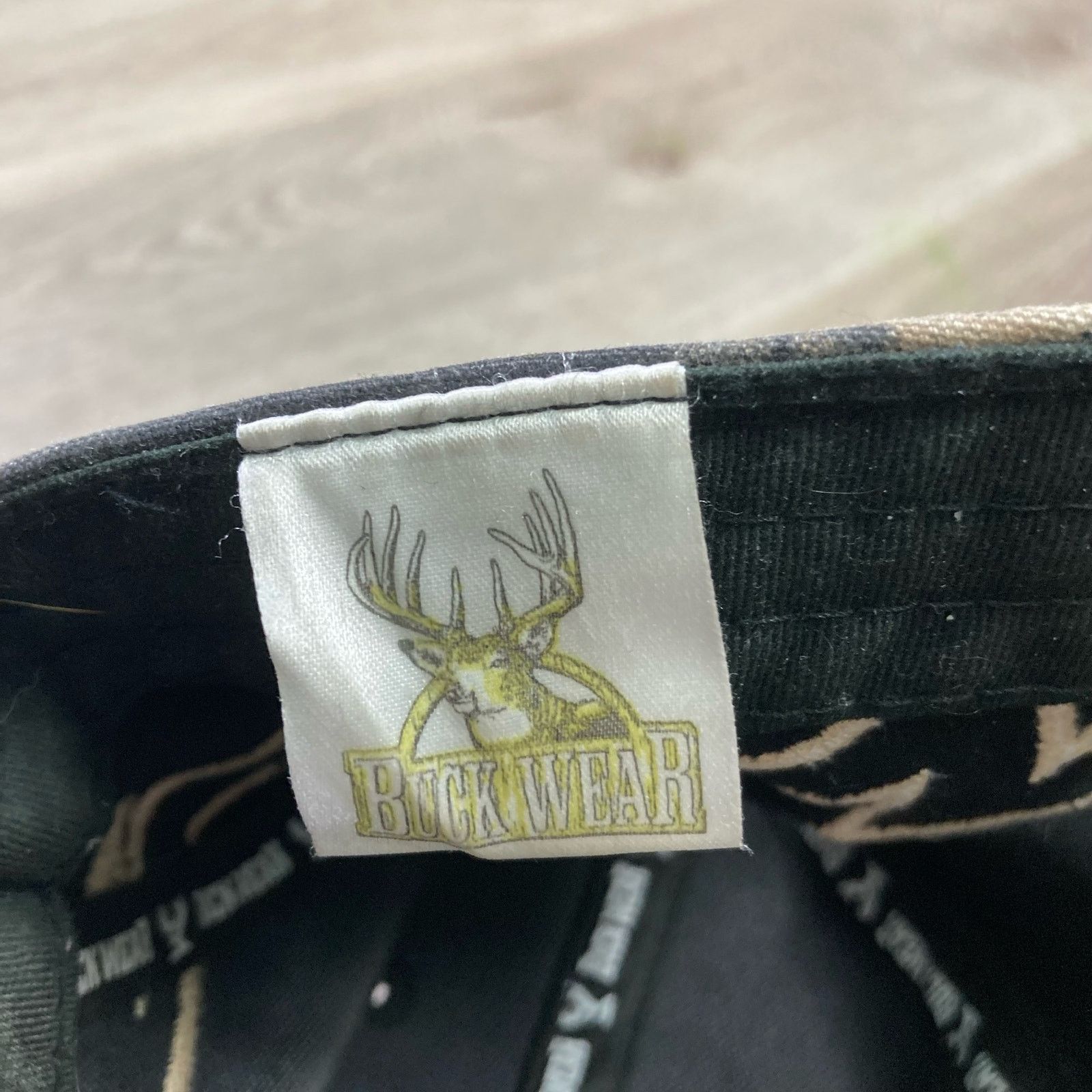Other Buck Wear Men's Black Camouflage Deer Hunter Baseball Size ONE SIZE - 2 Thumbnail