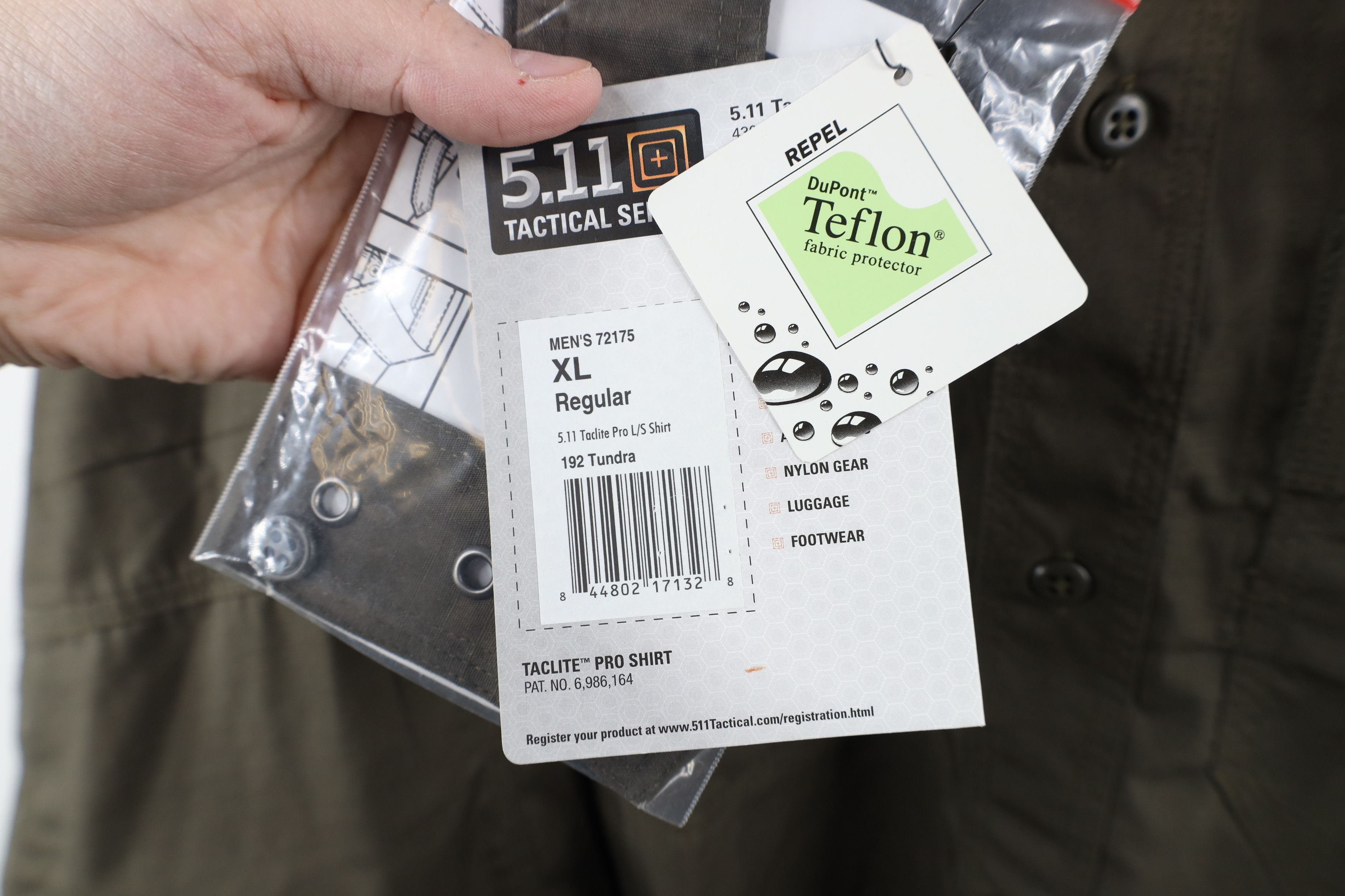 Vintage New 5.11 Tactical Series Collared Uniform Button Shirt Green Size US XL / EU 56 / 4 - 7 Thumbnail