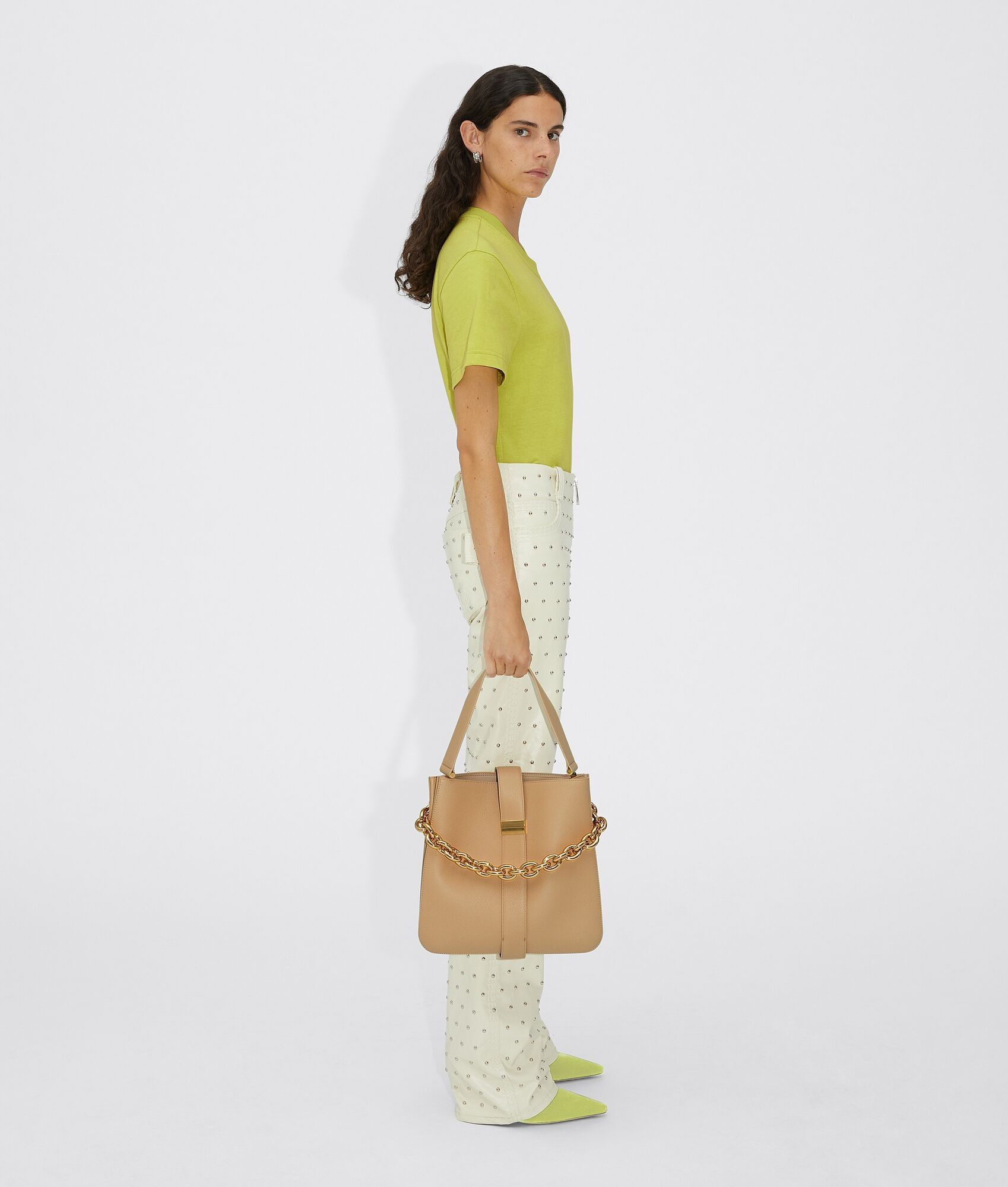 Bottega Veneta o1n1vont0525 Size: OS / Mount Bag in Almond Size ONE SIZE - 5 Thumbnail