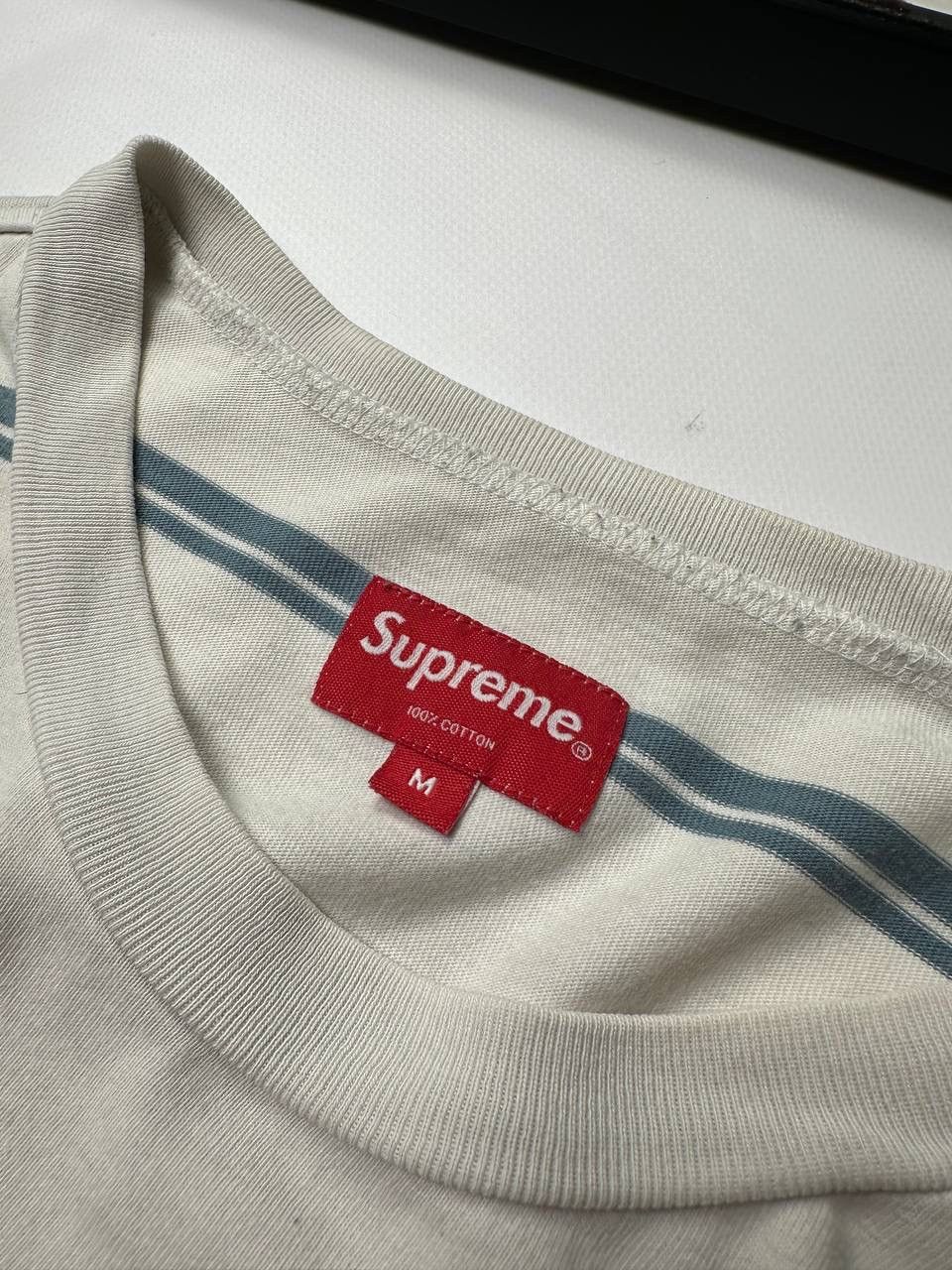 Supreme Supreme FW 2017s Striped Long Sleeve OG Y2k Size US M / EU 48-50 / 2 - 6 Thumbnail