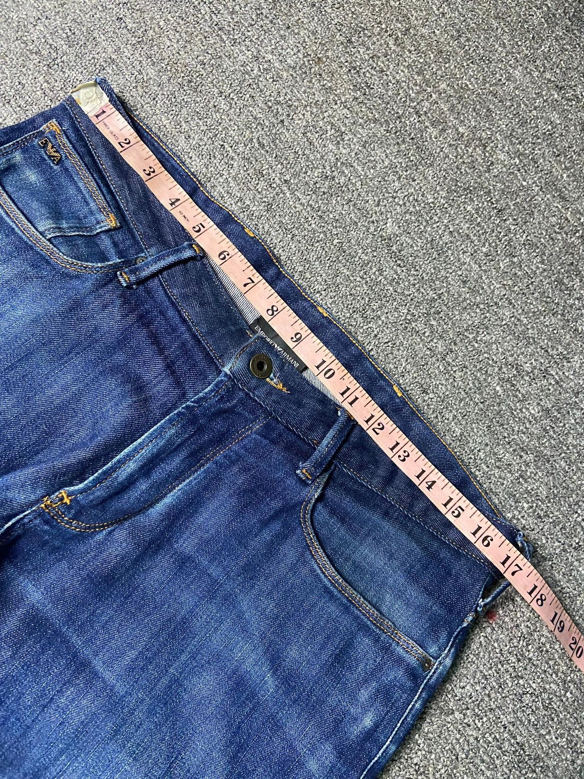 Emporio Armani Emporio Armani Regular Cut Jeans (154) Size US 34 / EU 50 - 11 Thumbnail