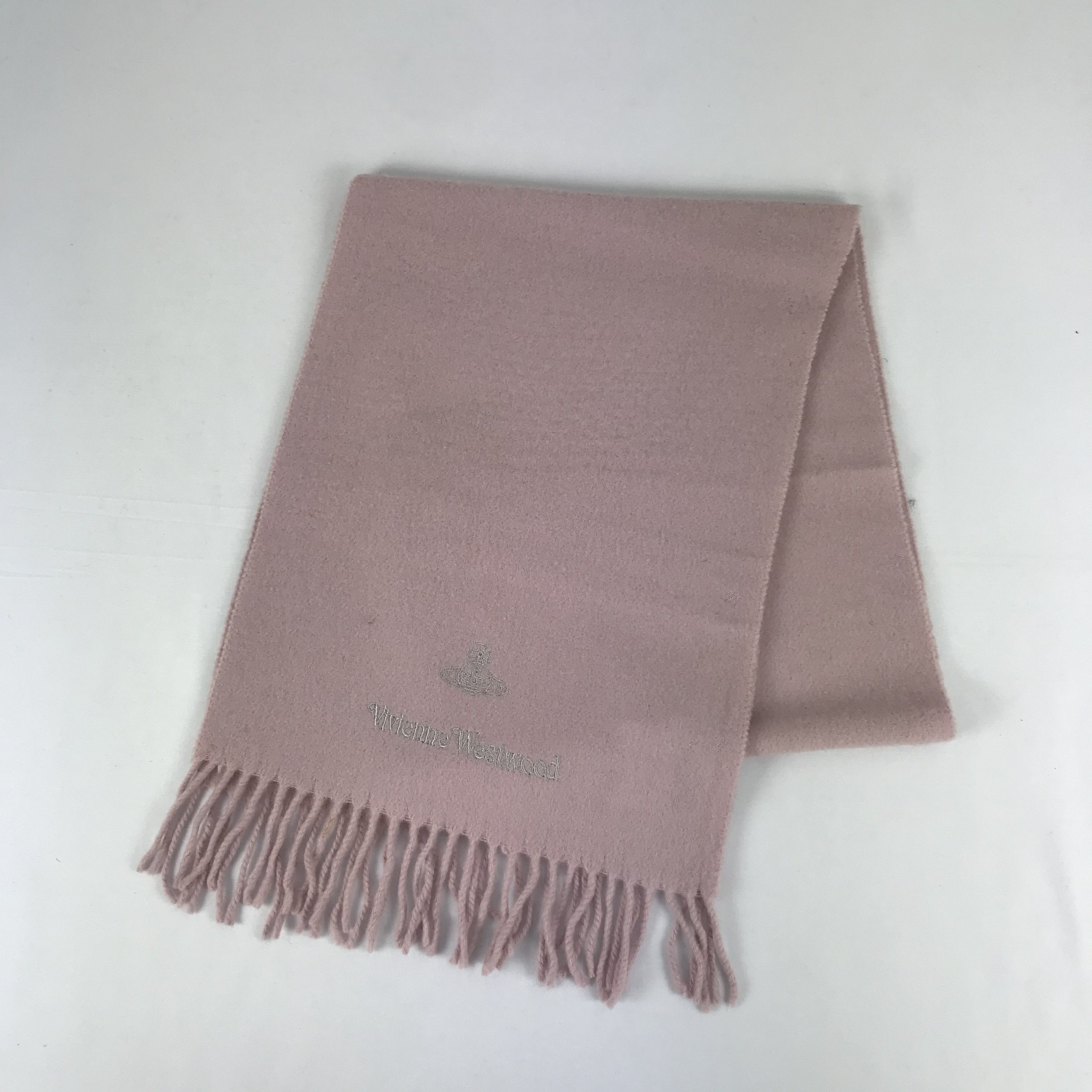 Vintage × Vivienne Westwood Vintage Vivienne Westwood Scarf Muffler Orbs Wool Scarves Size ONE SIZE - 2 Thumbnail