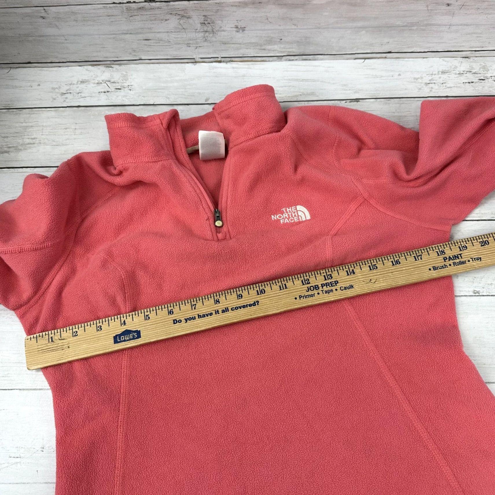 The North Face The North Face Sweatshirt Small Pink 1/4 zip Fleece Pullover Mock Neck Long Sleeve Womens Size S / US 4 / IT 40 - 7 Thumbnail