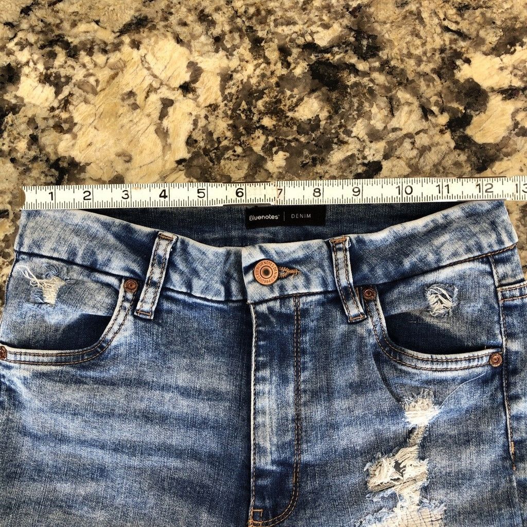 Other Bluenotes Women’s Denim Super High Rise Jegging Rips Grunge Size 26" / US 2 / IT 38 - 4 Thumbnail