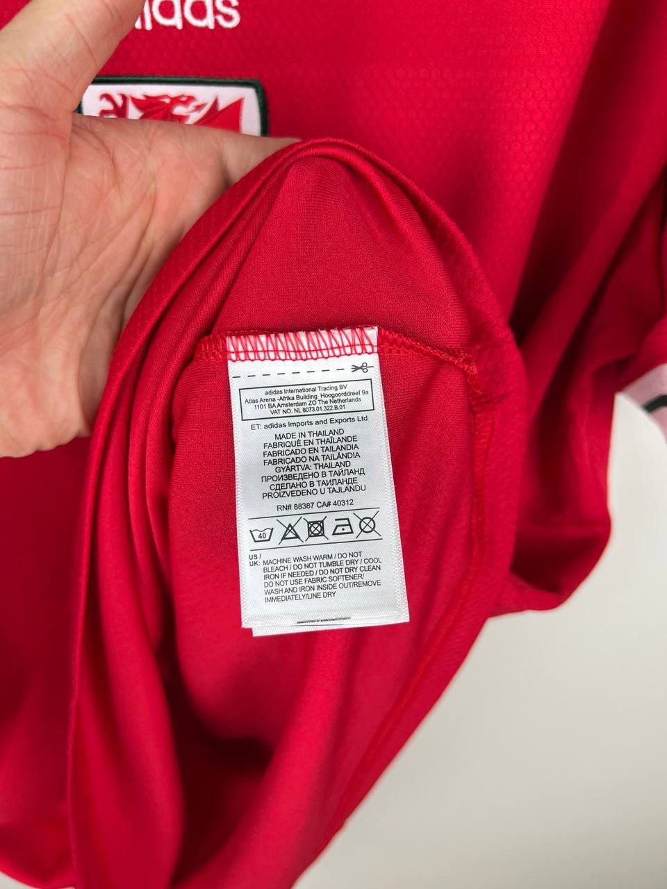 Vintage Wales Adidas Ramsey 10 jersey t-shirts size XXL Size US XXL / EU 58 / 5 - 6 Thumbnail