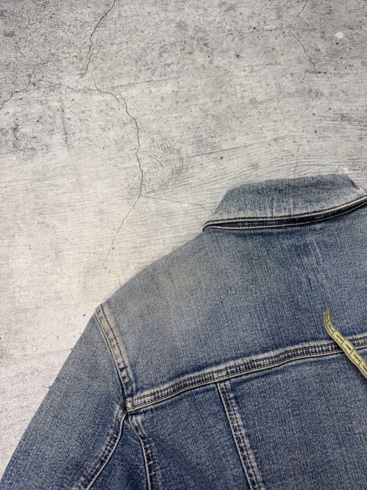 Miss Sixty Vintage Y2K Miss Sixty Denim Biker Jacket Washed Avantgarde Size L / US 10 / IT 46 - 14 Thumbnail