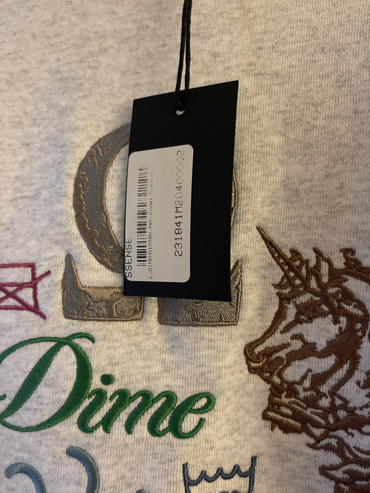 Dime Dime Gray Codex Sweatshirt Size US L / EU 52-54 / 3 - 3 Thumbnail