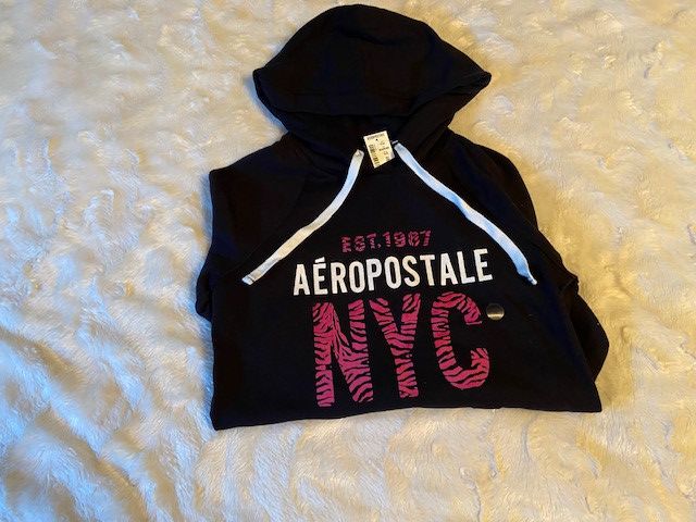 Aeropostale Aeropostale Aero Black NYC Hoodie Size S NWT Size S / US 4 / IT 40 - 1 Thumbnail