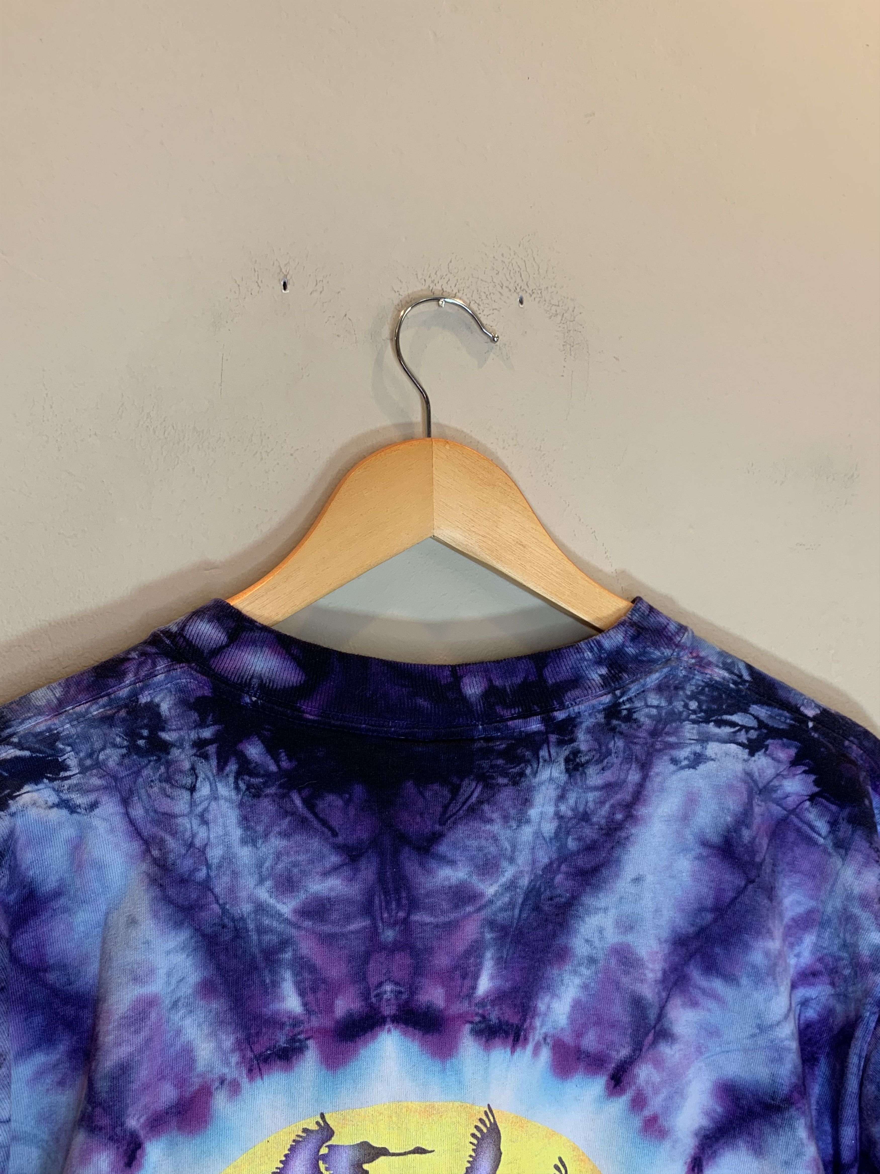 Vintage *RARE* Vintage Rainforest Nature Single Stitch Tie Dye Shirt Size US L / EU 52-54 / 3 - 11 Thumbnail