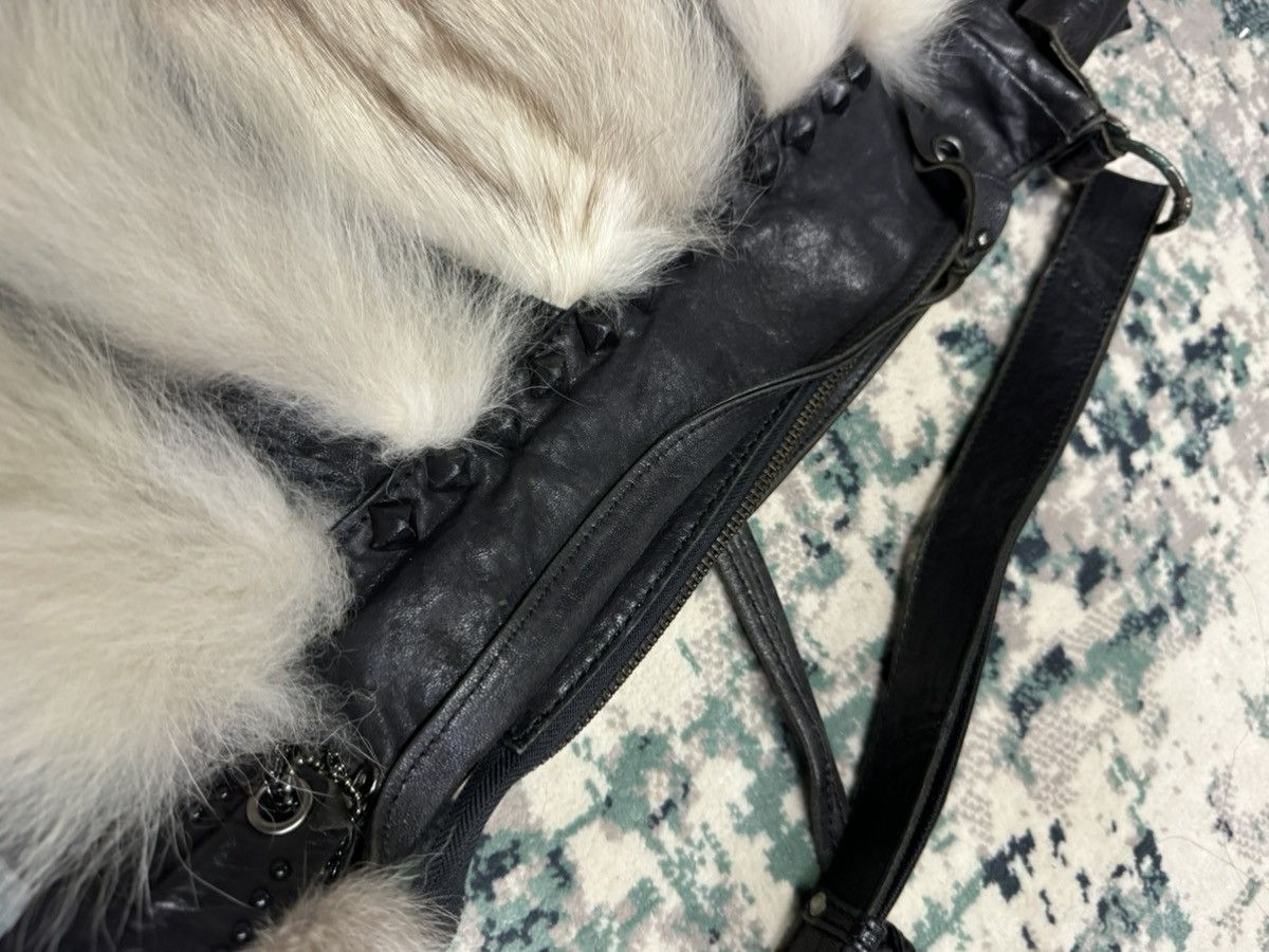 Japanese Brand × Leather CURAGE STUDDED FOX FUR LEATHER BAG Size ONE SIZE - 3 Thumbnail