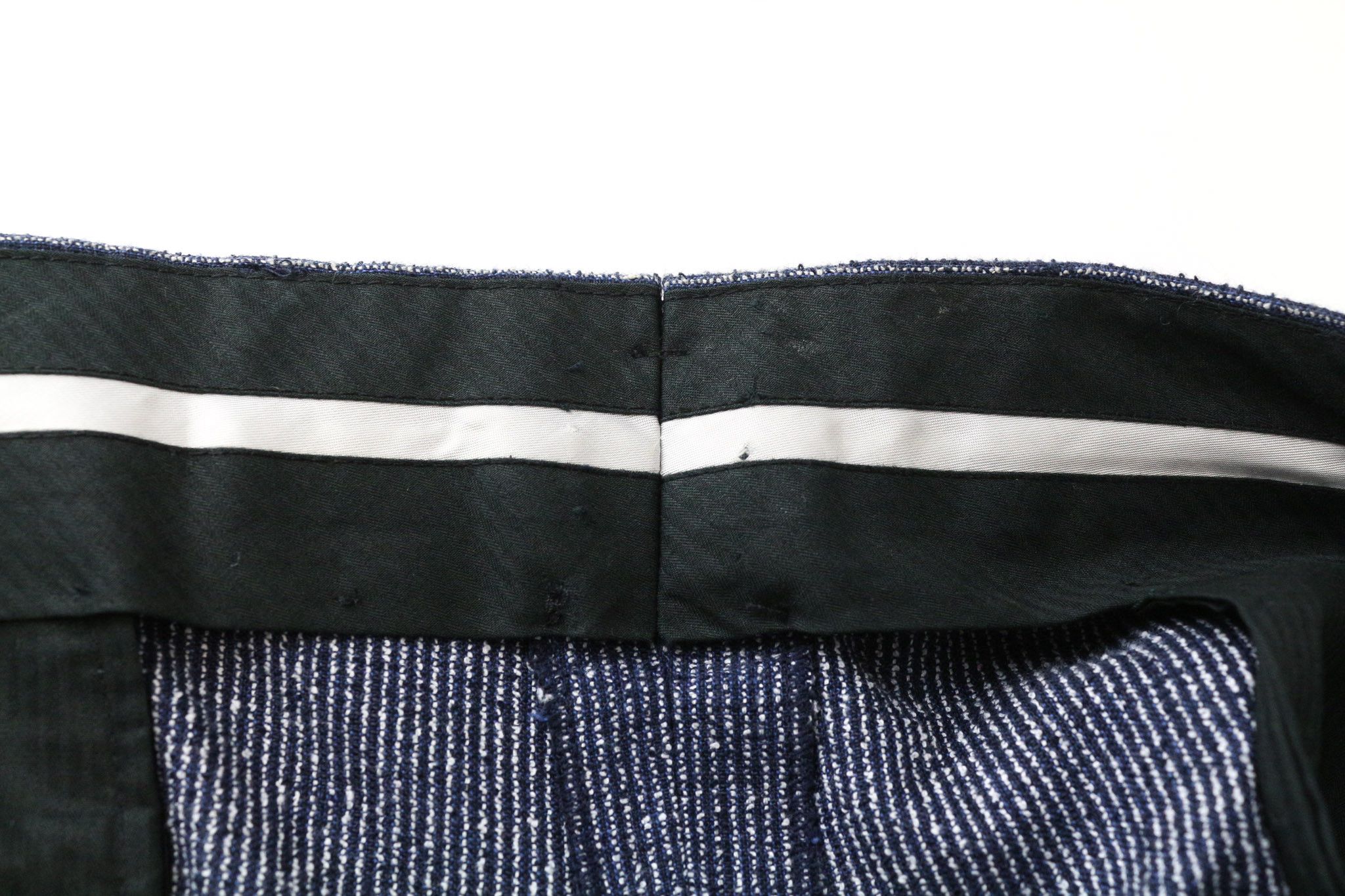 Suitsupply BRESCIA UK42L Blue Linen Silk Cotton Trousers 75367 Size 42L - 7 Thumbnail