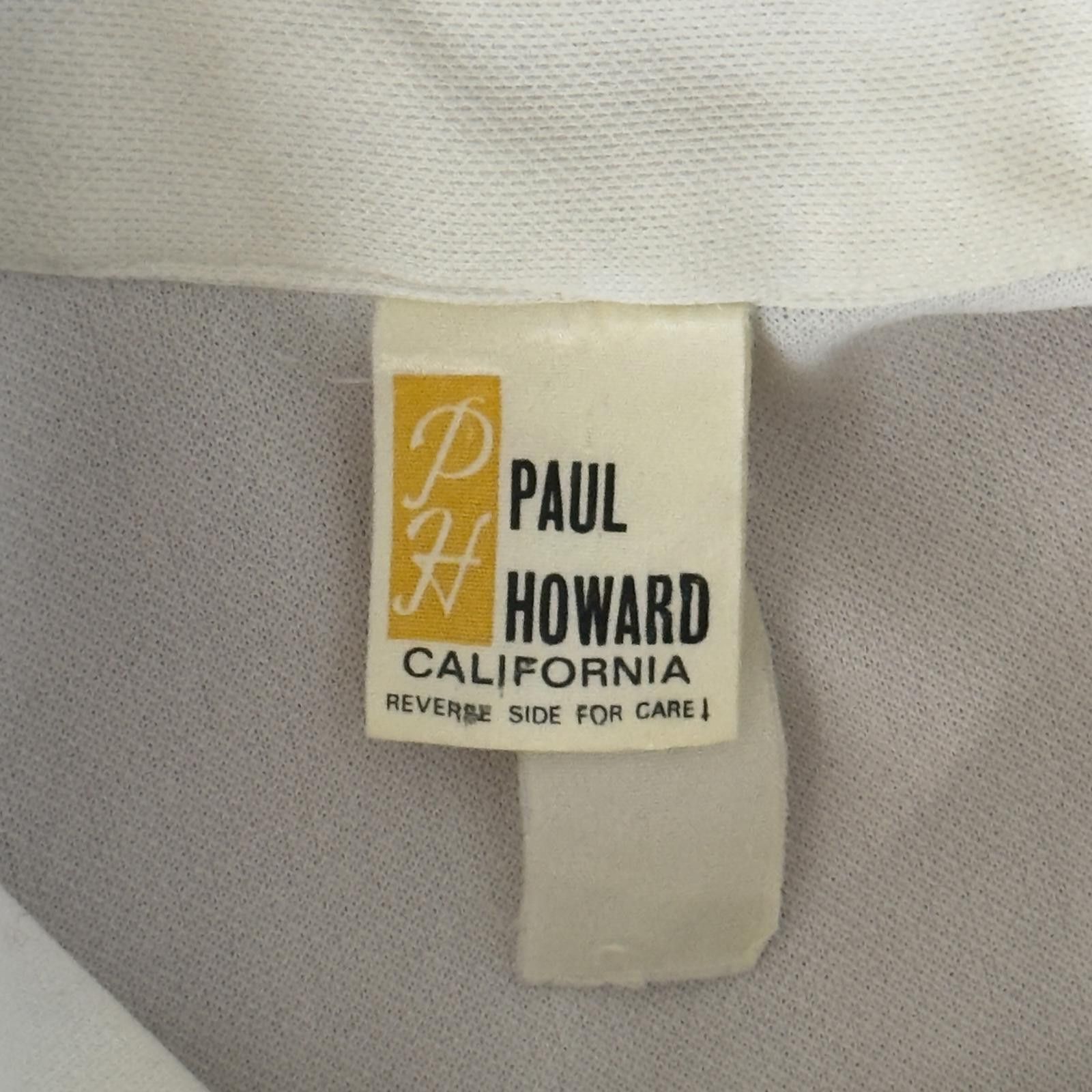 Other Vintage 70s Paul Howard California Polo Shirt Disco Collar Size US L / EU 52-54 / 3 - 4 Thumbnail