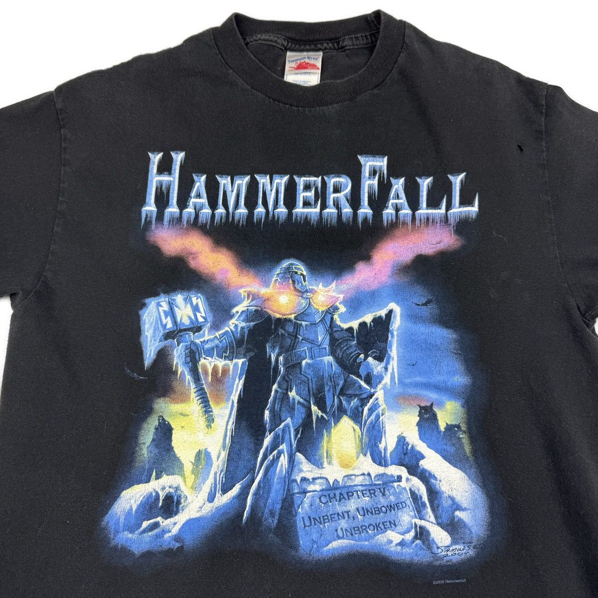 Band Tees × Vintage 2005 Hammerfall band tee with a bold front graphic Size US M / EU 48-50 / 2 - 4 Thumbnail