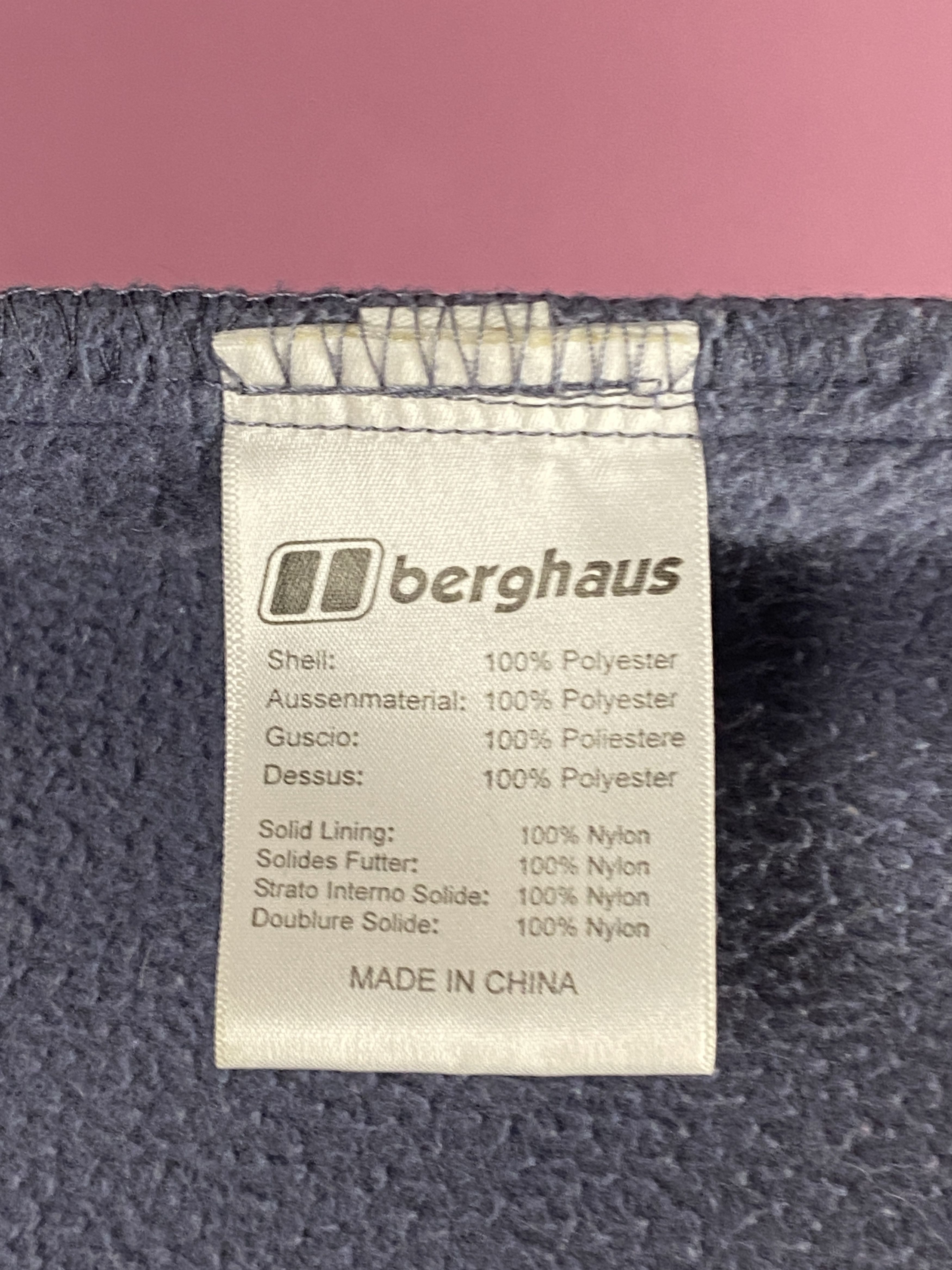Berghaus × Vintage Berghaus Vintage Men's Full Zip Fleece Jacket - L Size US L / EU 52-54 / 3 - 6 Thumbnail