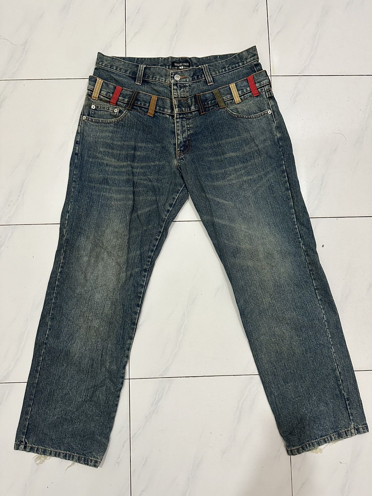 Vintage VTG Distress Amore Puro Double Waist Like Undercover Pants Size US 34 / EU 50 - 4 Thumbnail