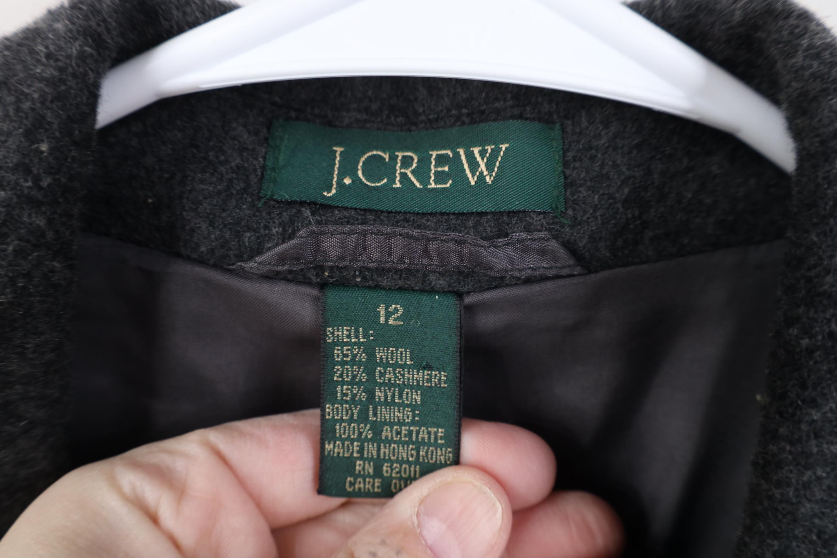 J.Crew Vintage 90s J Crew Button Suit Blazer Jacket Coat Gray Size XL / US 12-14 / IT 48-50 - 6 Thumbnail