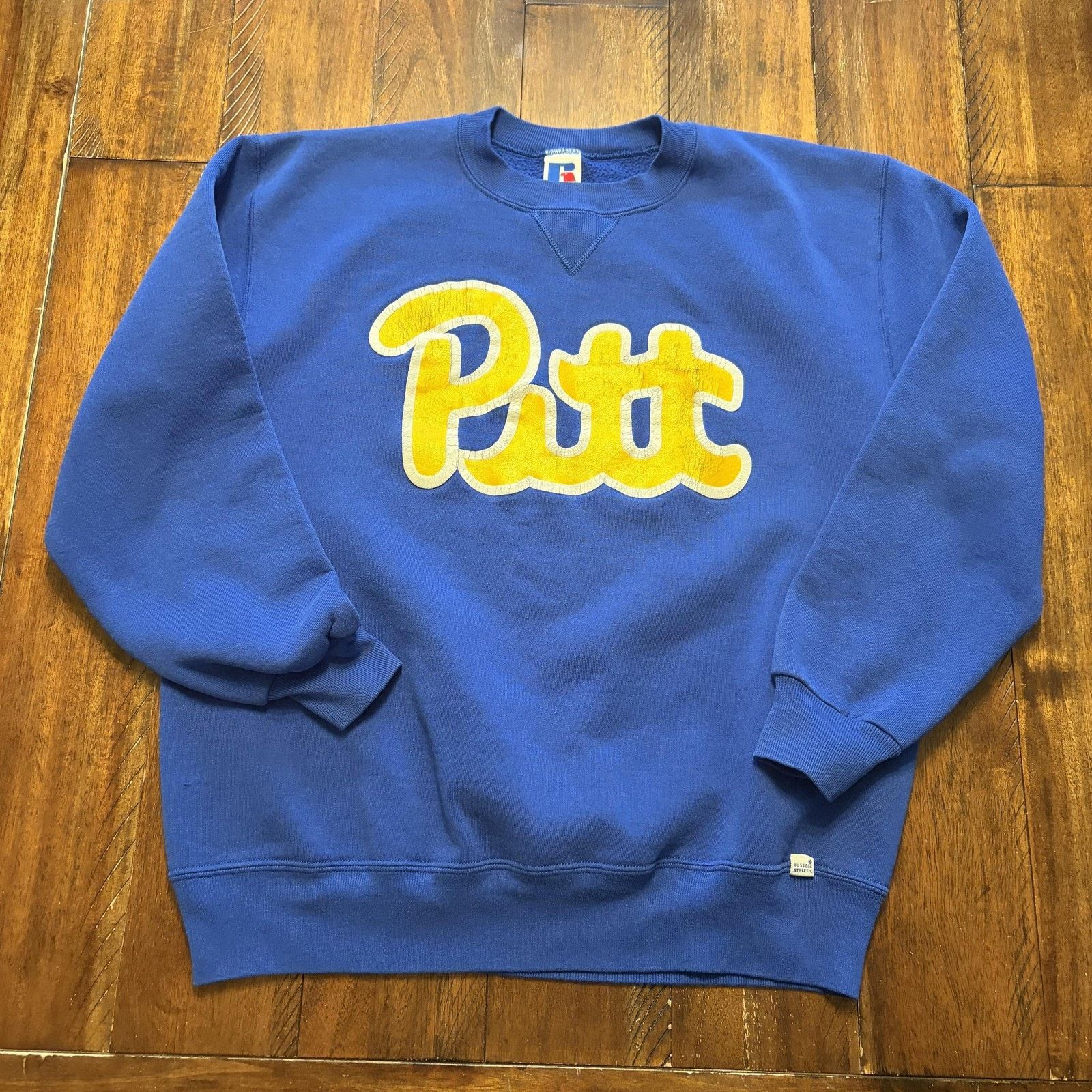 Russell Athletic Vintage Pitt Panthers Sweatshirt Mens Large Russell Athletic Size US L / EU 52-54 / 3 - 2 Thumbnail