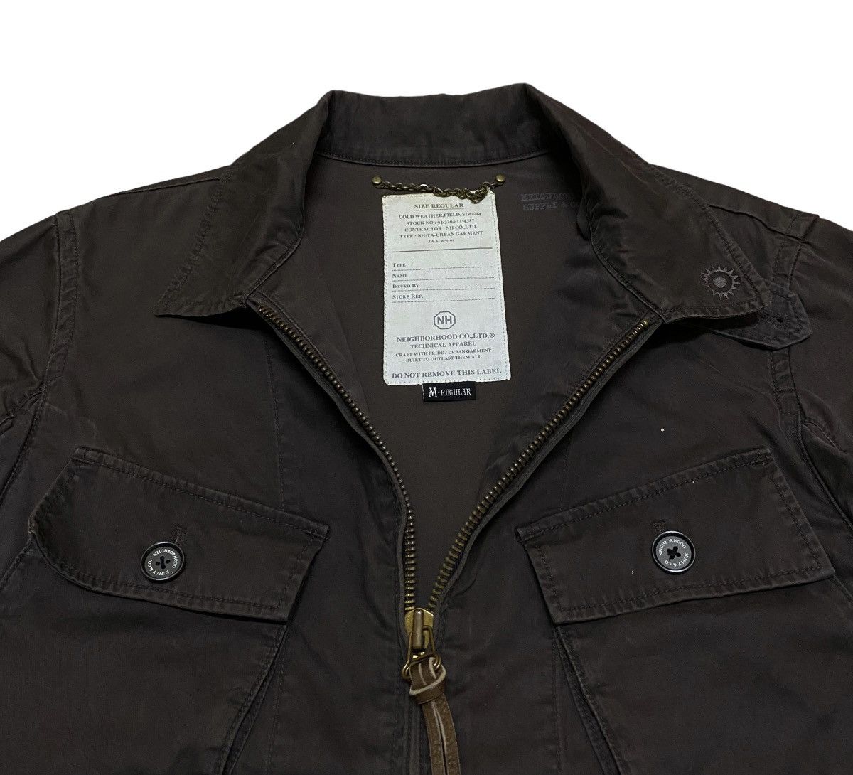 Neighborhood Very Rare Design Vintage Neighborhood M65 Waxed Jacket 2000s Size US M / EU 48-50 / 2 - 5 Thumbnail