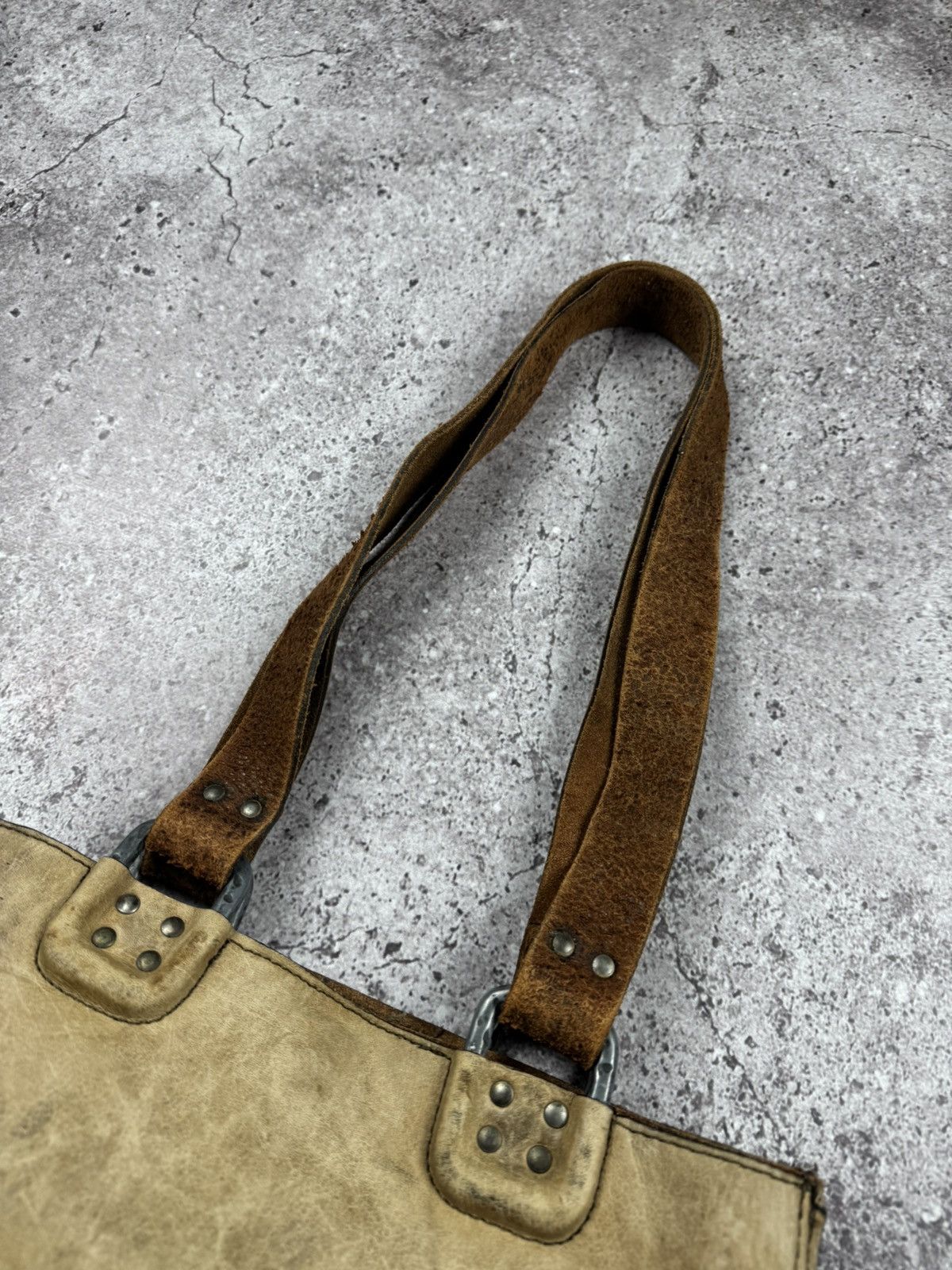 Diesel 🟤Vintage Brown Leather Diesel Shoulder bag Y2k Crossbody 🟤 Size ONE SIZE - 3 Thumbnail