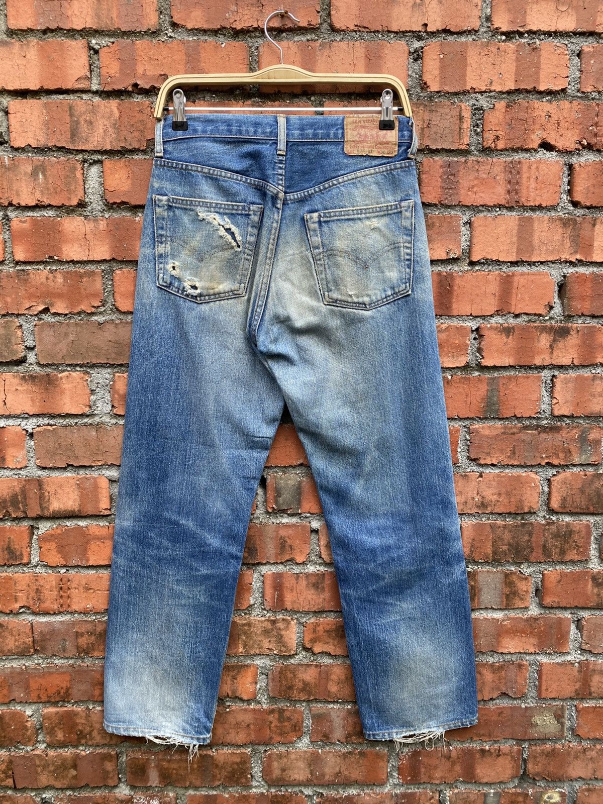 Levi's Vintage Clothing W30x28.5 Vintage levi's 502xx redline big E made in JAPAN Size US 30 / EU 46 - 2 Thumbnail