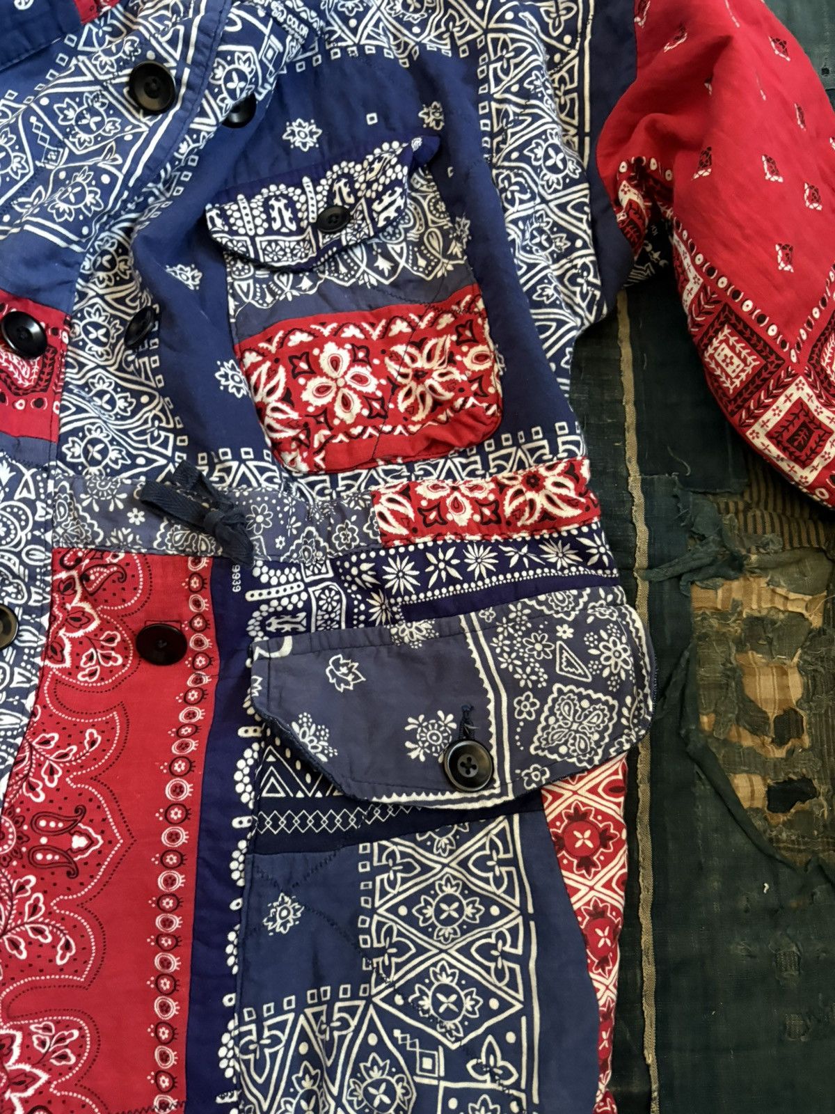 Kapital Kountry kapital bandana patchwork Ring coat Size US L / EU 52-54 / 3 - 14 Thumbnail