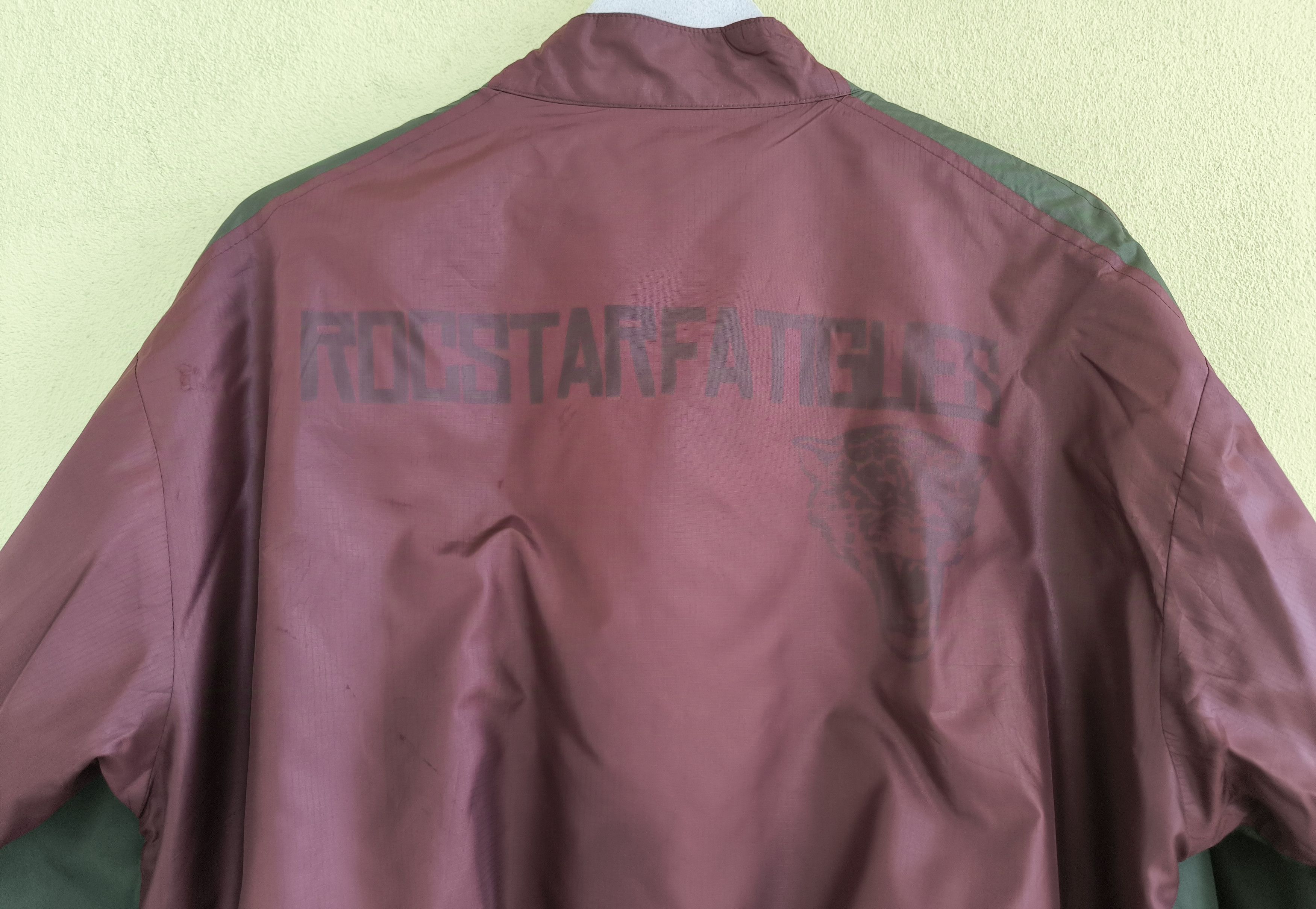 Japanese Brand ROCSTAR by REAL MAD HECTIC reversible nylon bomber jacket Size US L / EU 52-54 / 3 - 6 Thumbnail